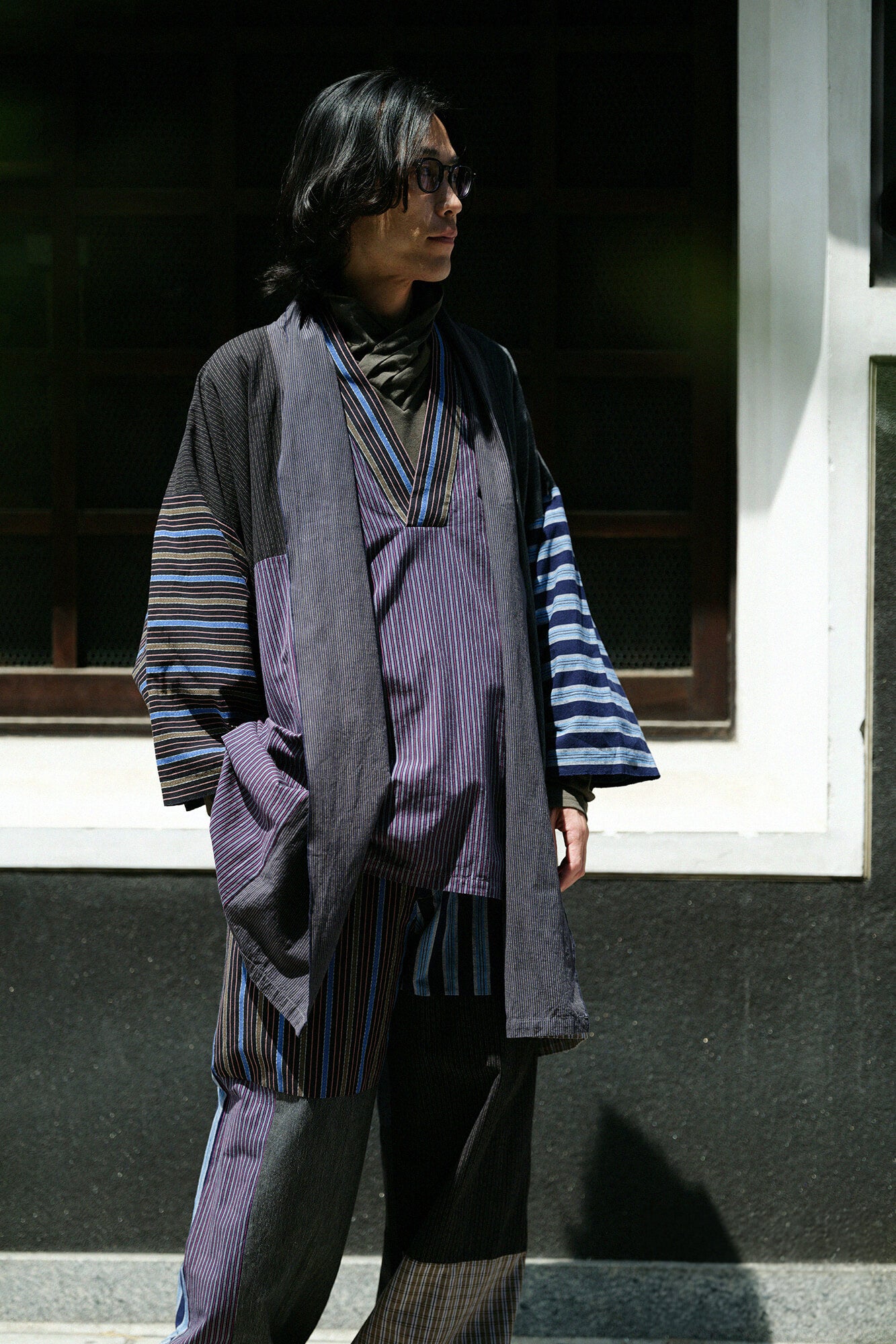 '身長：'177cm,'着用サイズ：'XL,'※洗濯後寸法のものを着用'
