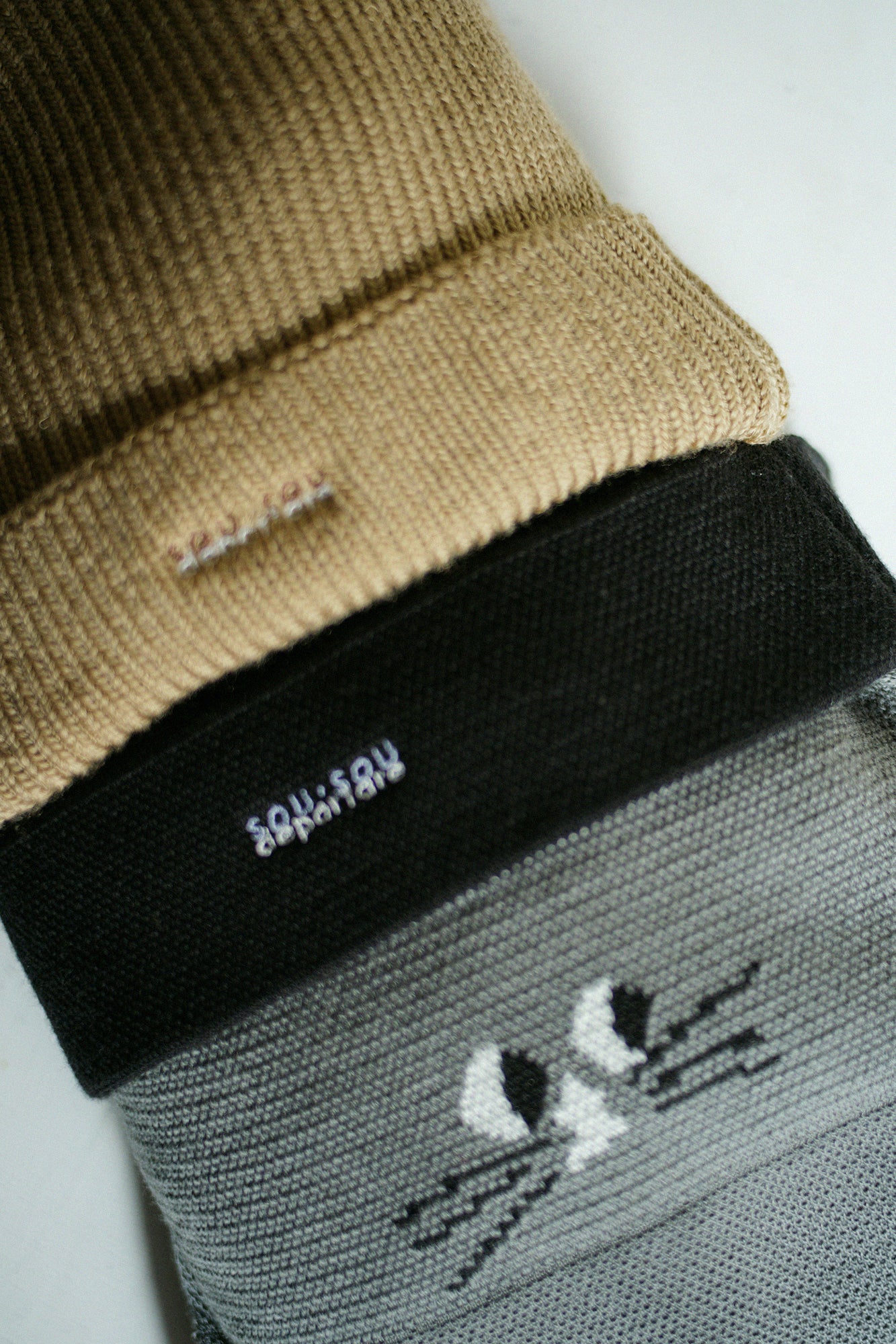 depo Nyan Jacquard Knit Cap／MiddleGrey
