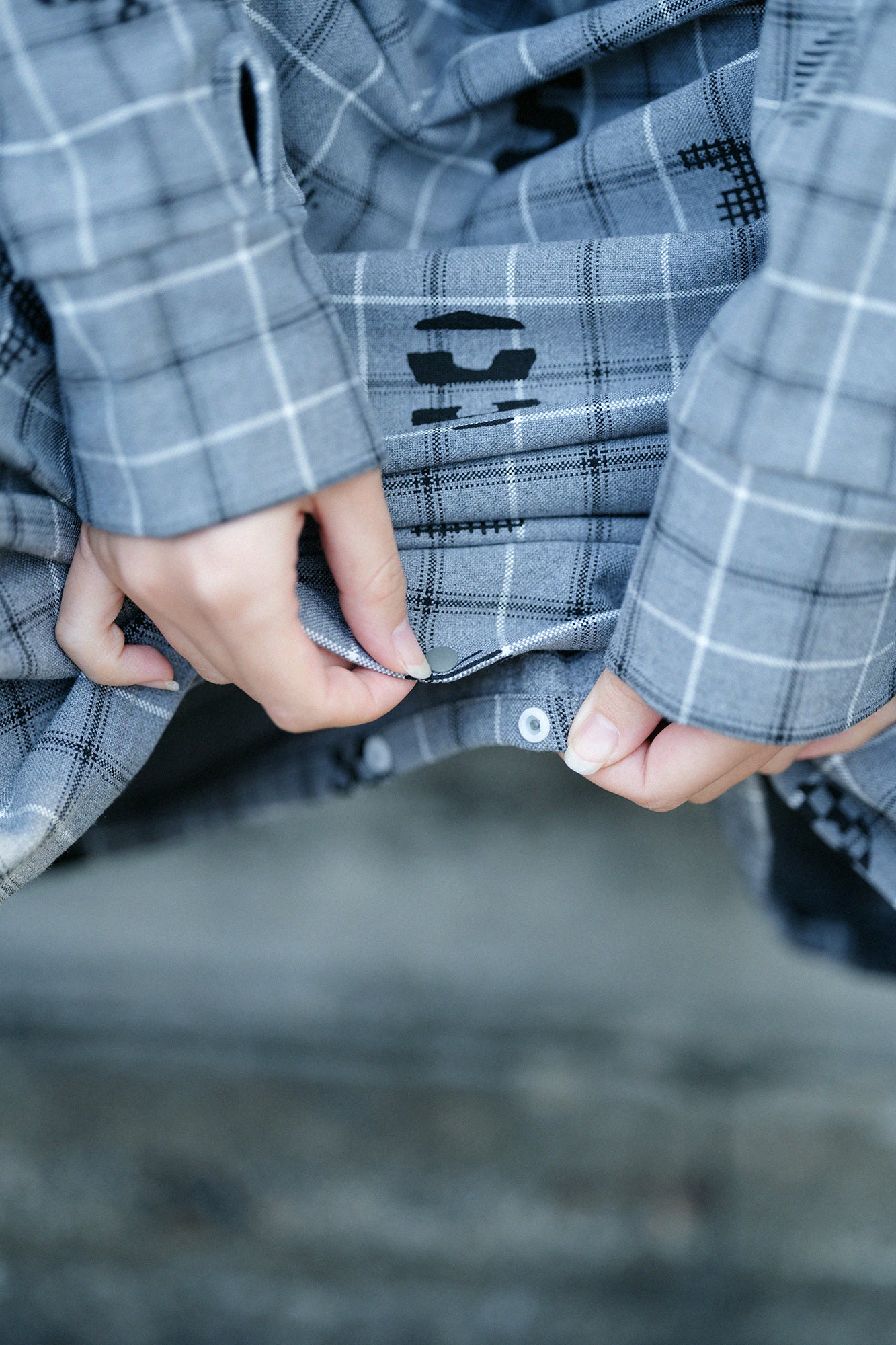 Soft Thermo(R)  Fleece Lining Check BIKE One-piece Dress ／SOU・SOU Kyoto