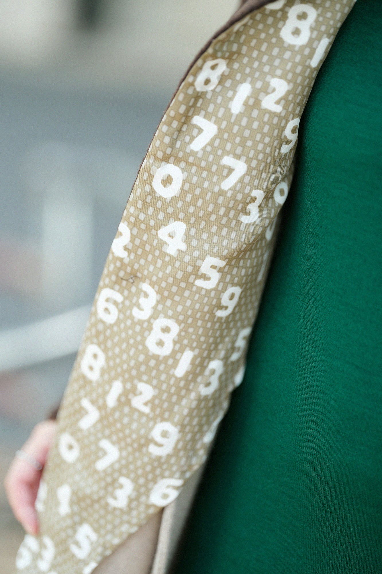 【預購】A.S 雙面羊毛 立領短外套／棕色×網代紋和SO-SU-U十數 昆（※預計於12月9日左右發貨）