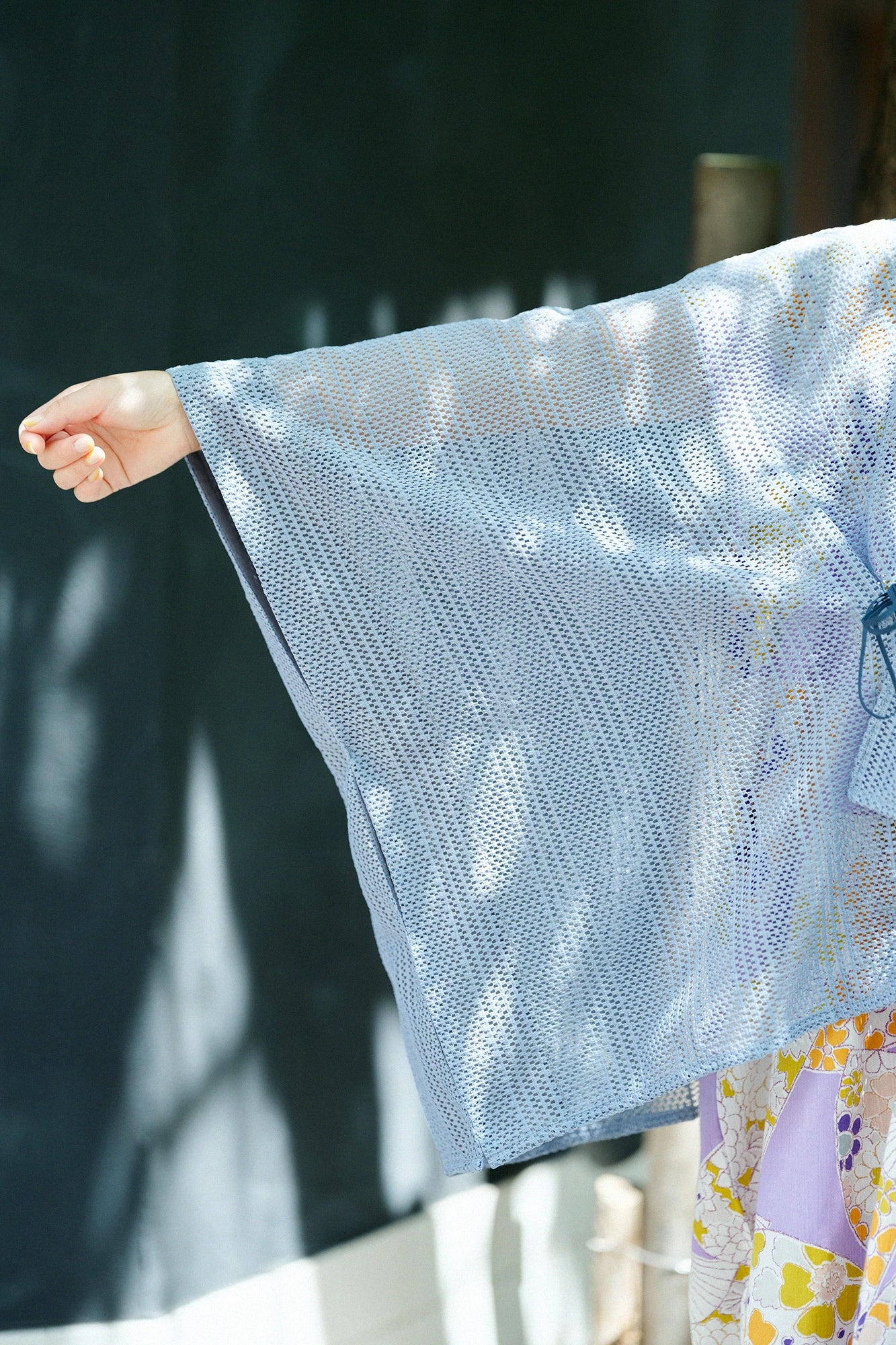 [Expédition prévue vers le 23 juin] Broderie filigrane Kisaragi Short(Mijikatake)/Haiao (gris bleu)