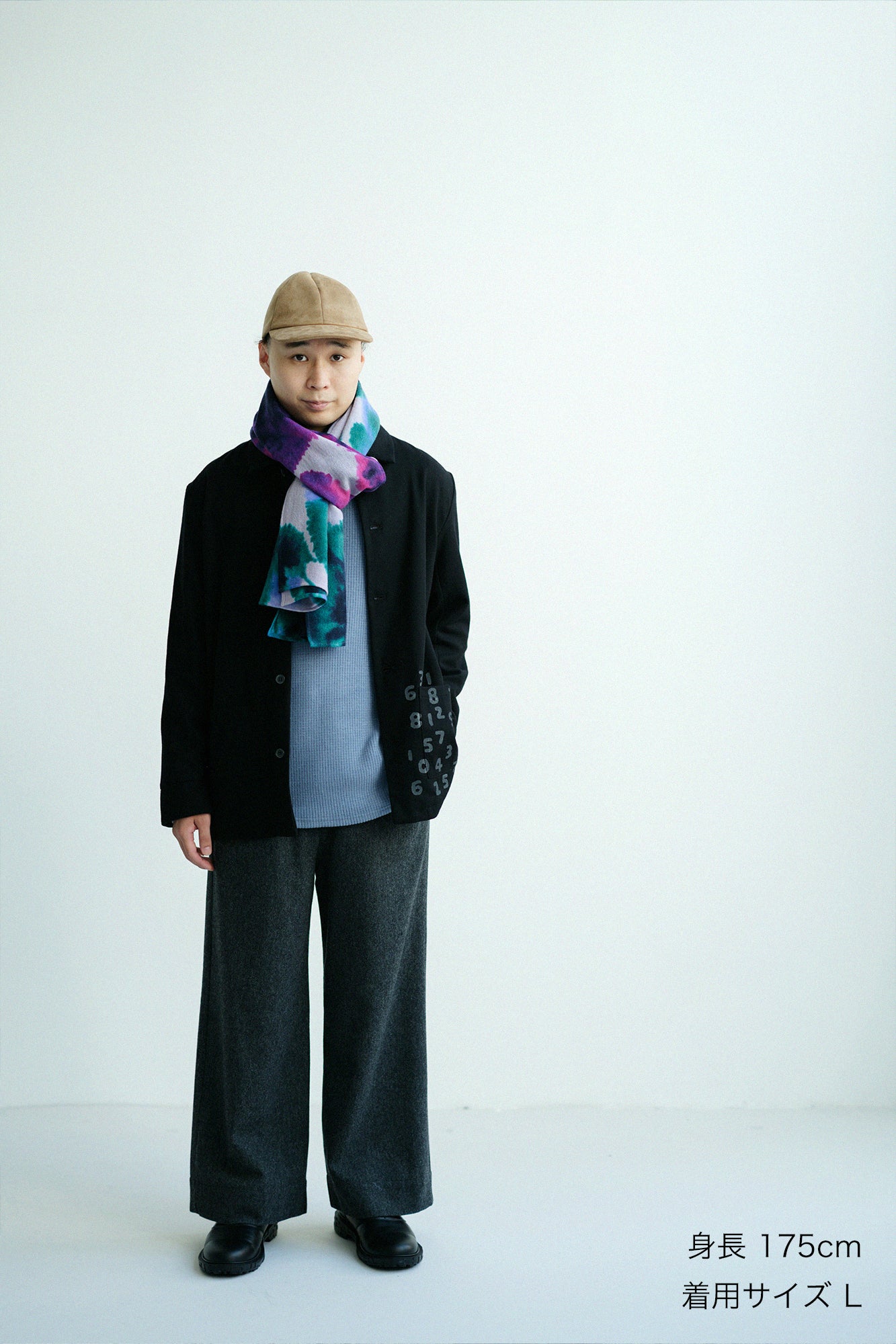 【預購】CORDURA® 耐磨羊毛 闊腿褲／深灰（※預計於12月9日左右發貨）