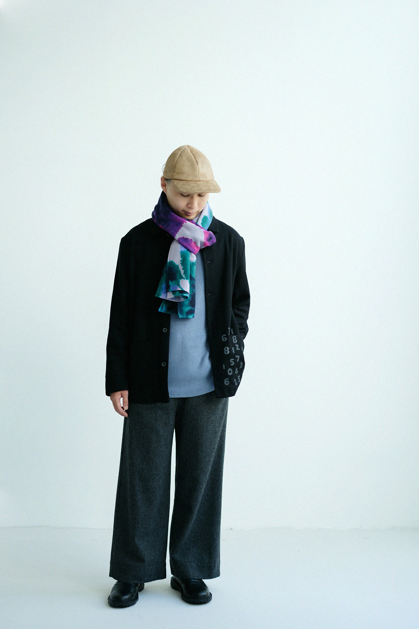 【預購】仿麂皮 鴨舌帽／淡棕色×SO-SU-U十數 昆（※預計於12月9日左右發貨）