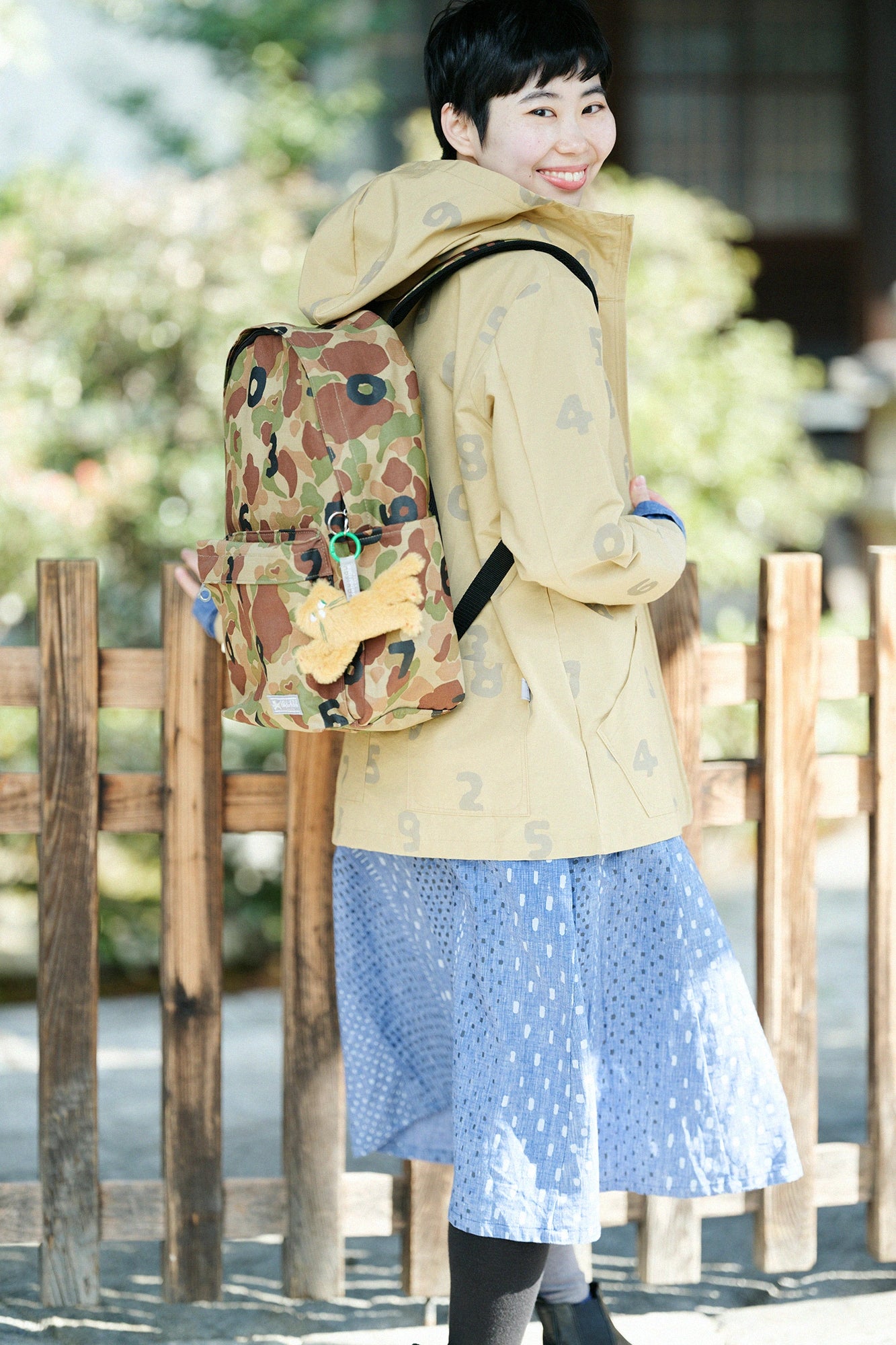 【3月10日頃発送予定】ダブルフェイス d. バックパック／duck hunter camo SO-SU-U オリーブベージュ