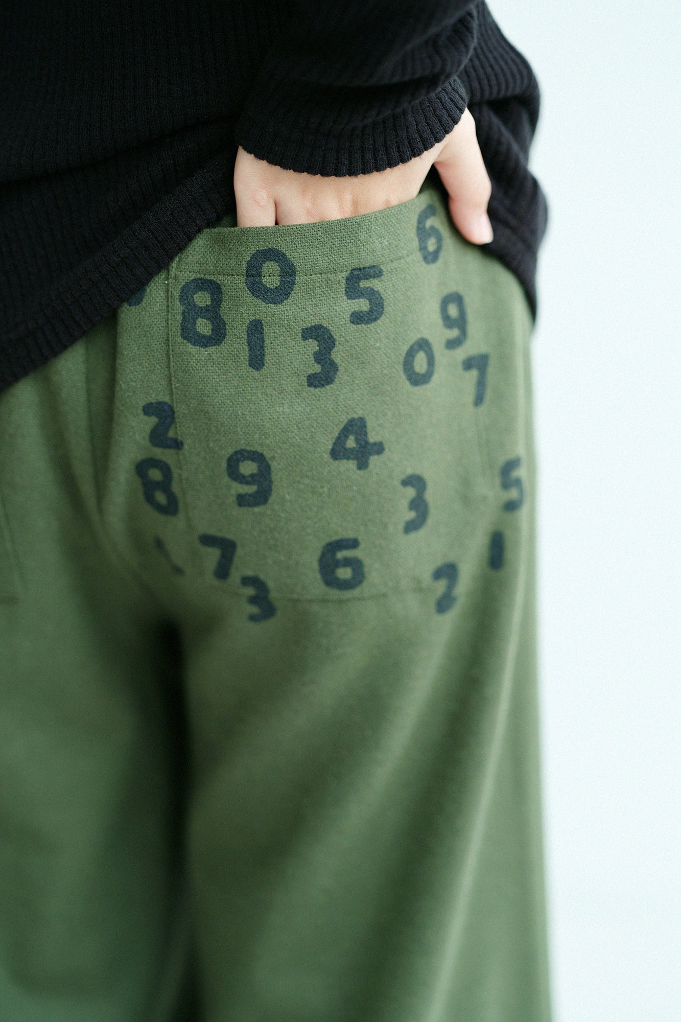 【預購】CORDURA® 耐磨羊毛 闊腿褲／苔色（※預計於12月9日左右發貨）