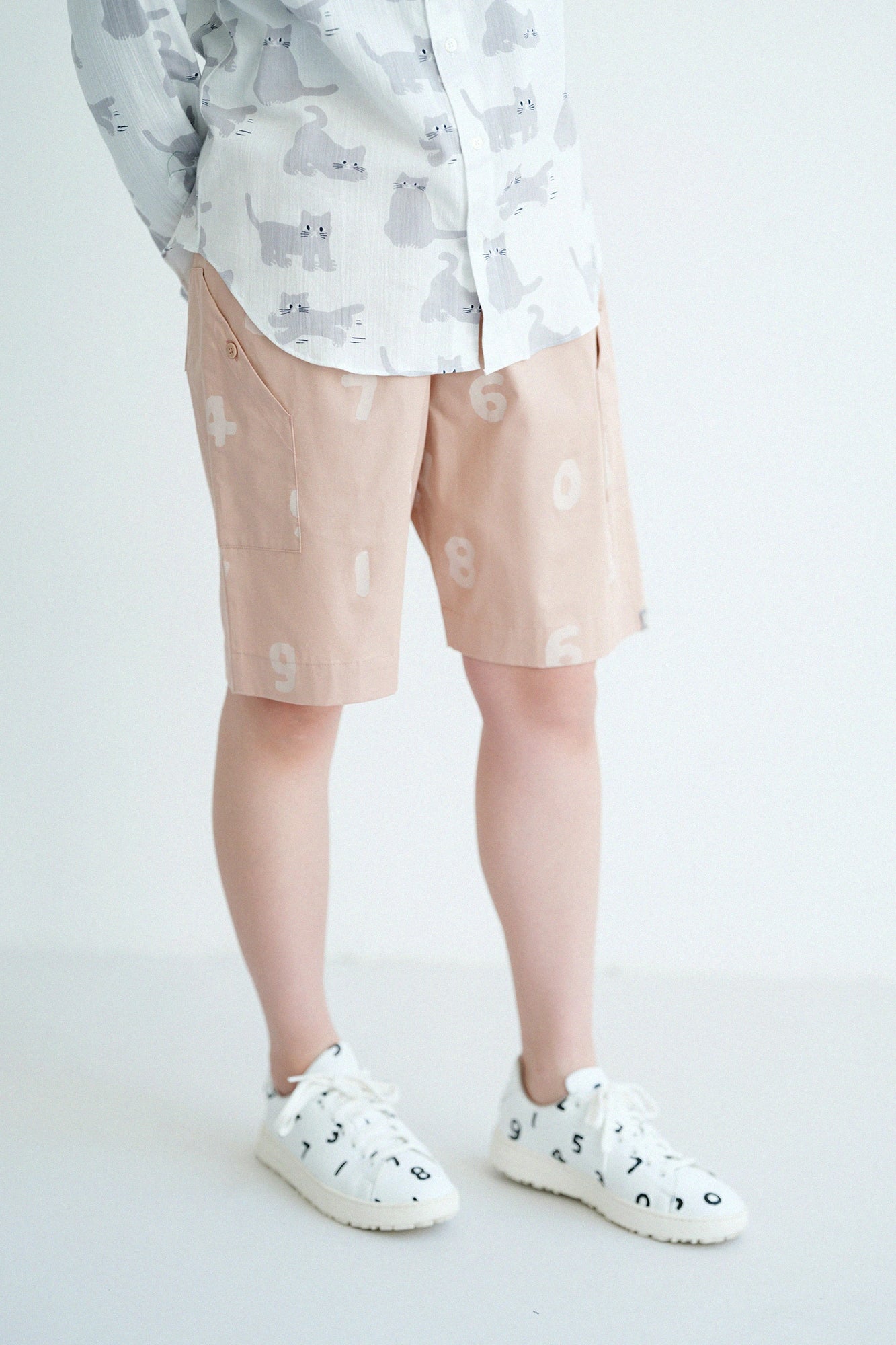 【3월 10일경 발송 예정】클렌제(R) 타월 BIKE 반바지／SO-SU-U 네일 핑크 