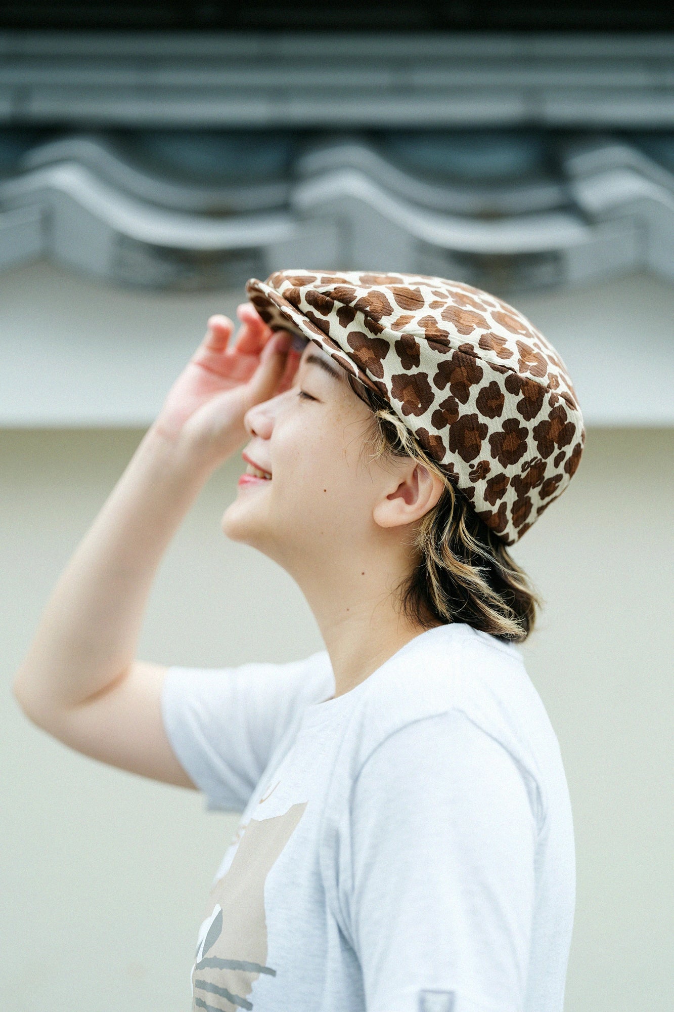 【6月30日頃発送予定】高島縮 20/20 ハンチング／depo leopard Daylight