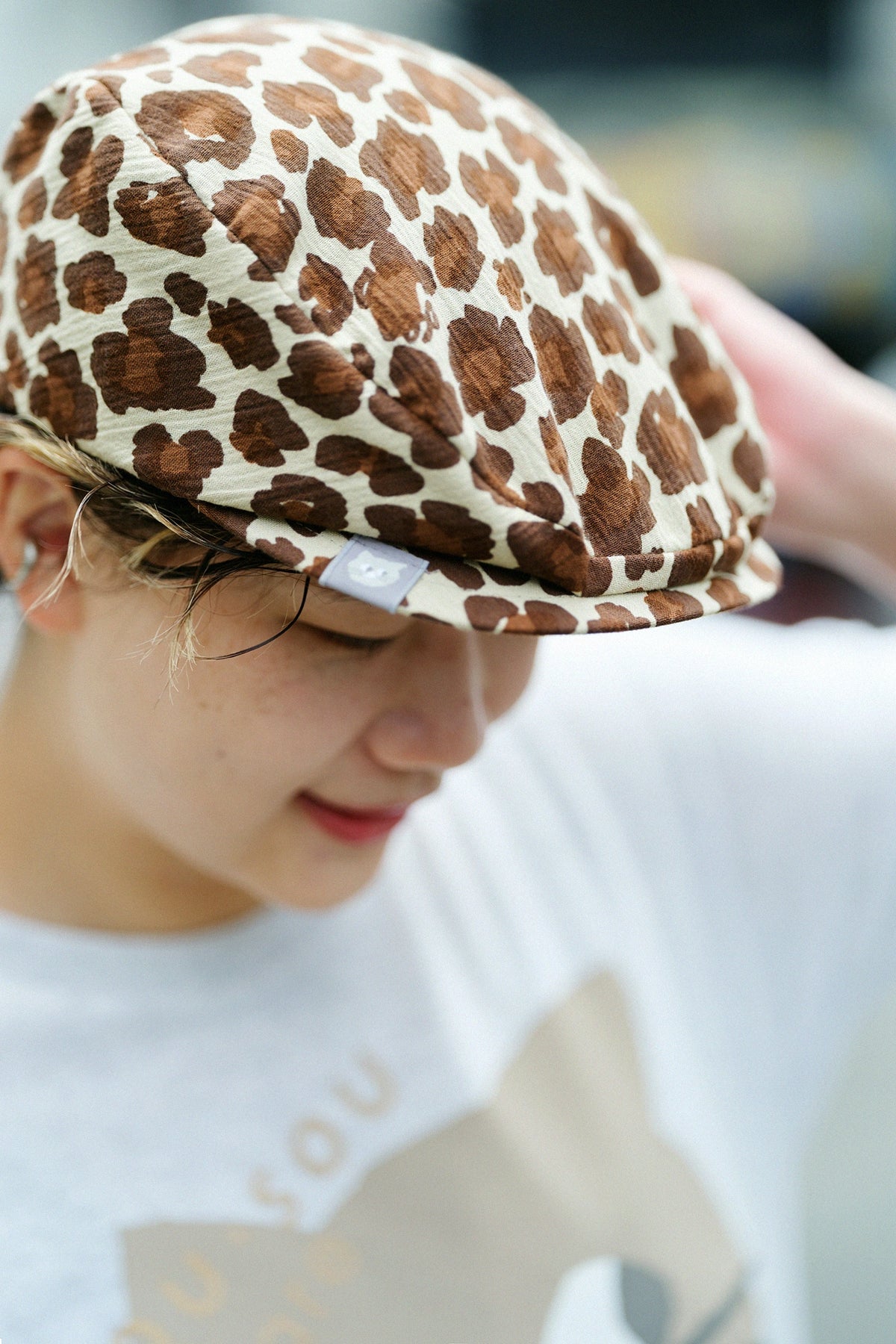 【6月30日頃発送予定】高島縮 20/20 ハンチング／depo leopard Daylight