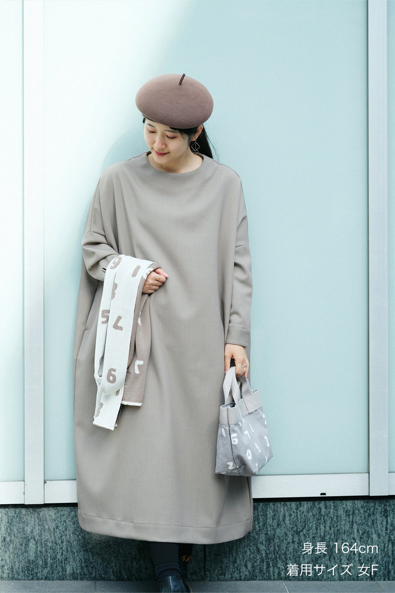 【Pre-order】Alpinix Largo One-piece Dress Maxi Length／Sand Beige（※Scheduled to be shipped around Dec 9）