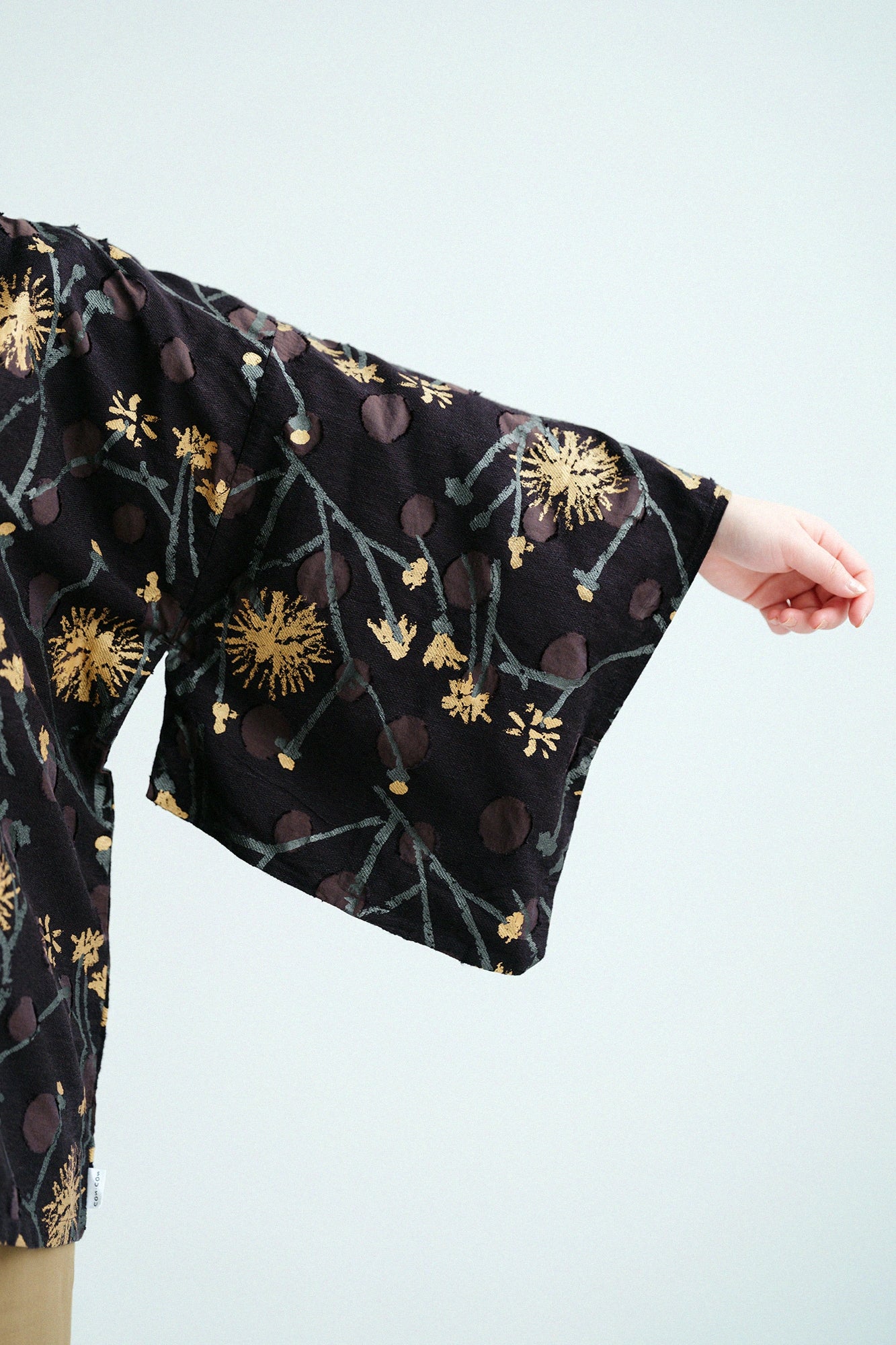 【3月3日頃発送予定】カットジャカール はつき／散歩道（さんぽみち） 黒茶（くろちゃ）