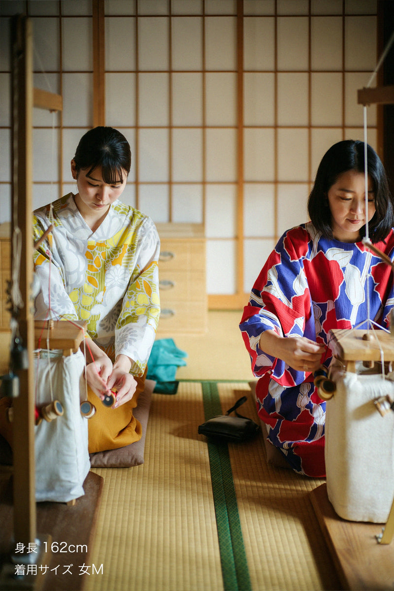 SOU・SOU高島縮薙ジバンS 高島縮 40/40 薙（なぎ）ジバン／濡羽色（ぬればいろ）