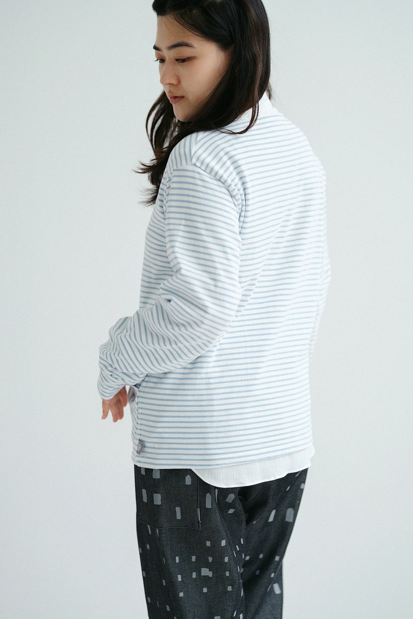'身長：'158cｍ,'着用サイズ：'S,'※洗濯後寸法のものを着用'