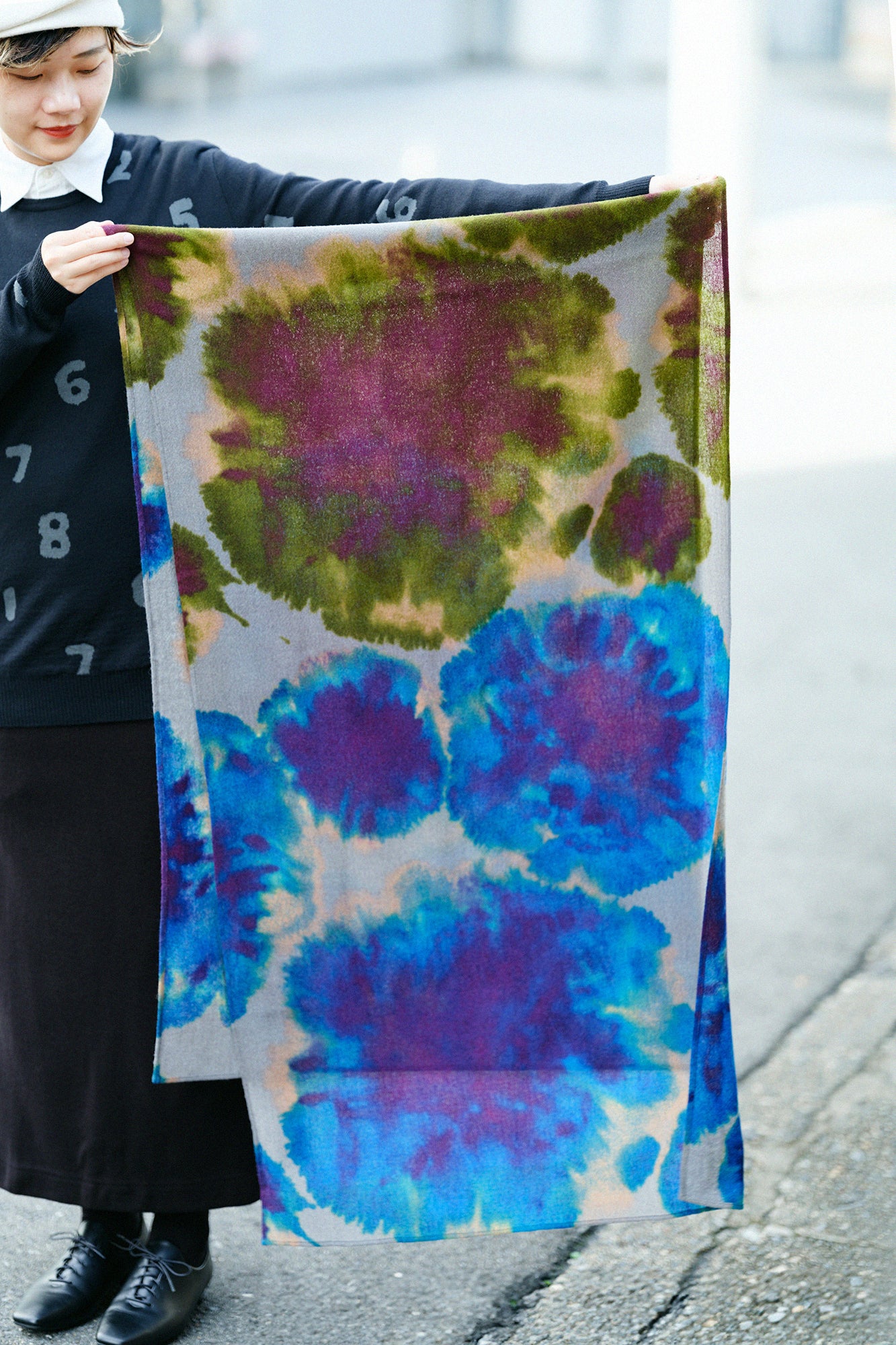 SOU・SOU×Hinata 二十重十四（はたえとおし）／孔雀青（くじゃくあお）