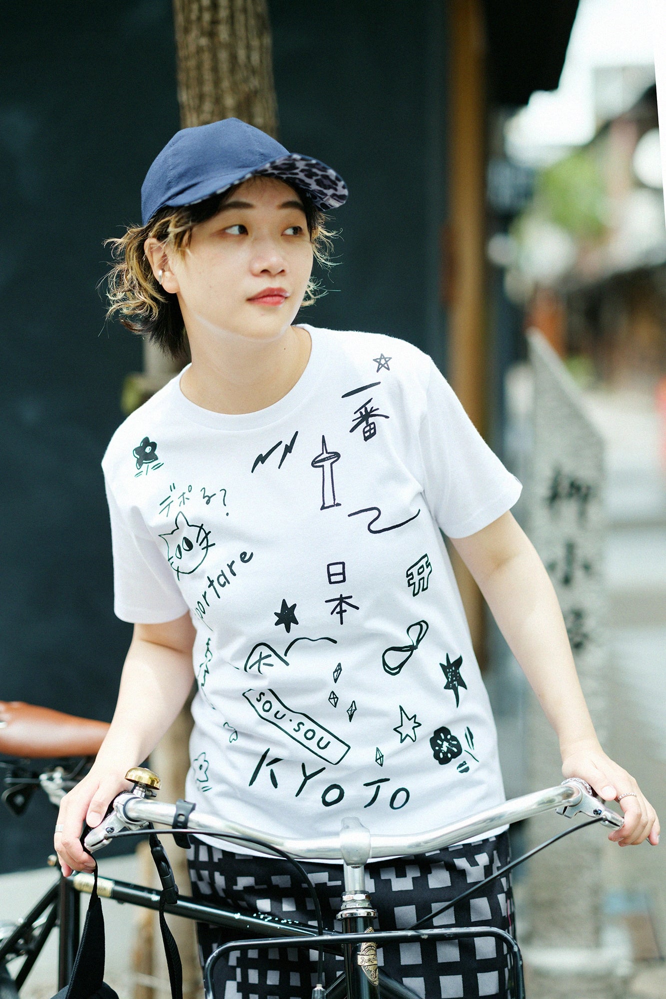 【6月30日頃発送予定】高島縮 20/20 リバーシブル キャップ／depo leopard Midnight