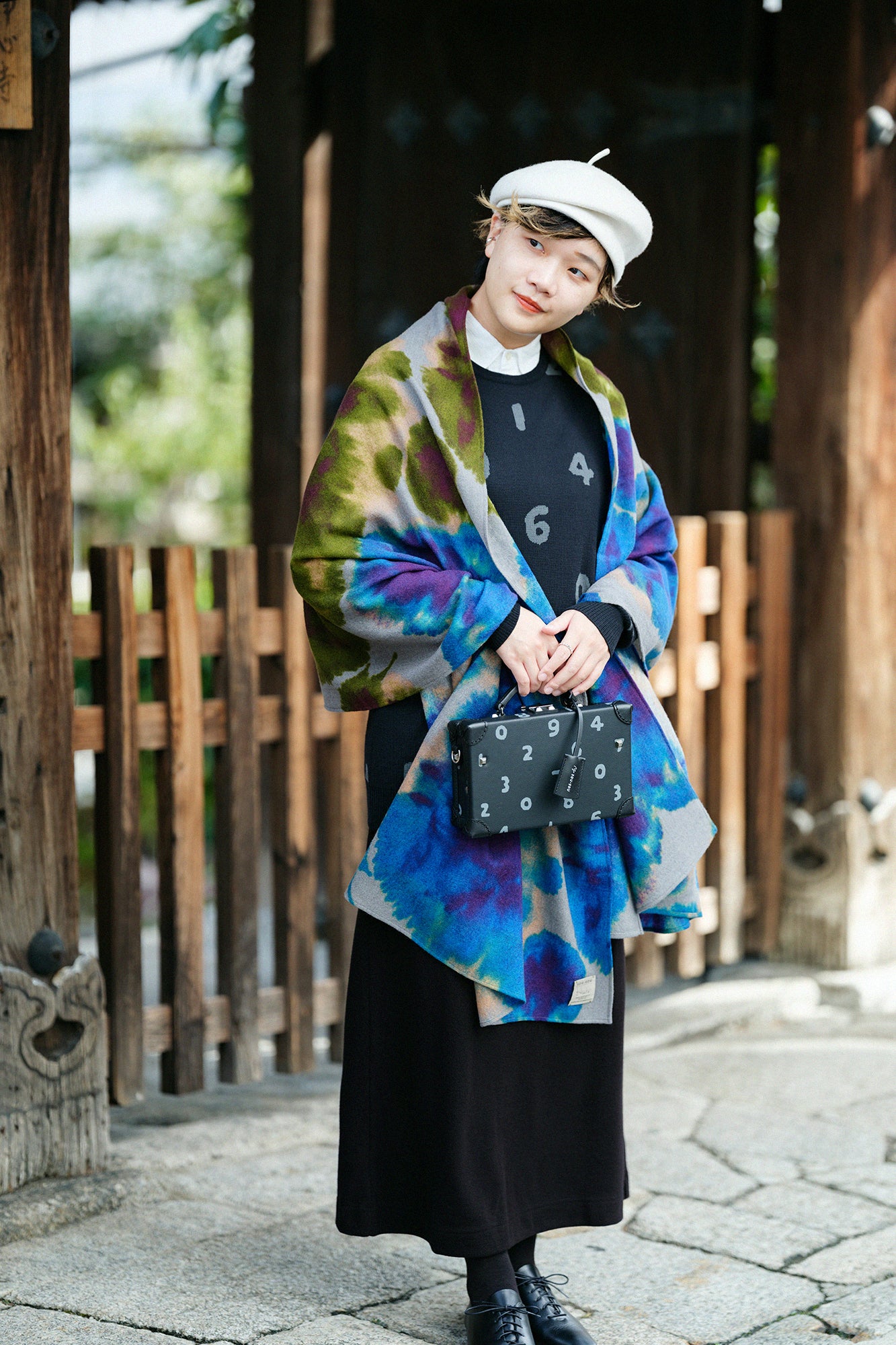 SOU・SOU×Hinata 二十重十四（はたえとおし）／孔雀青（くじゃくあお）