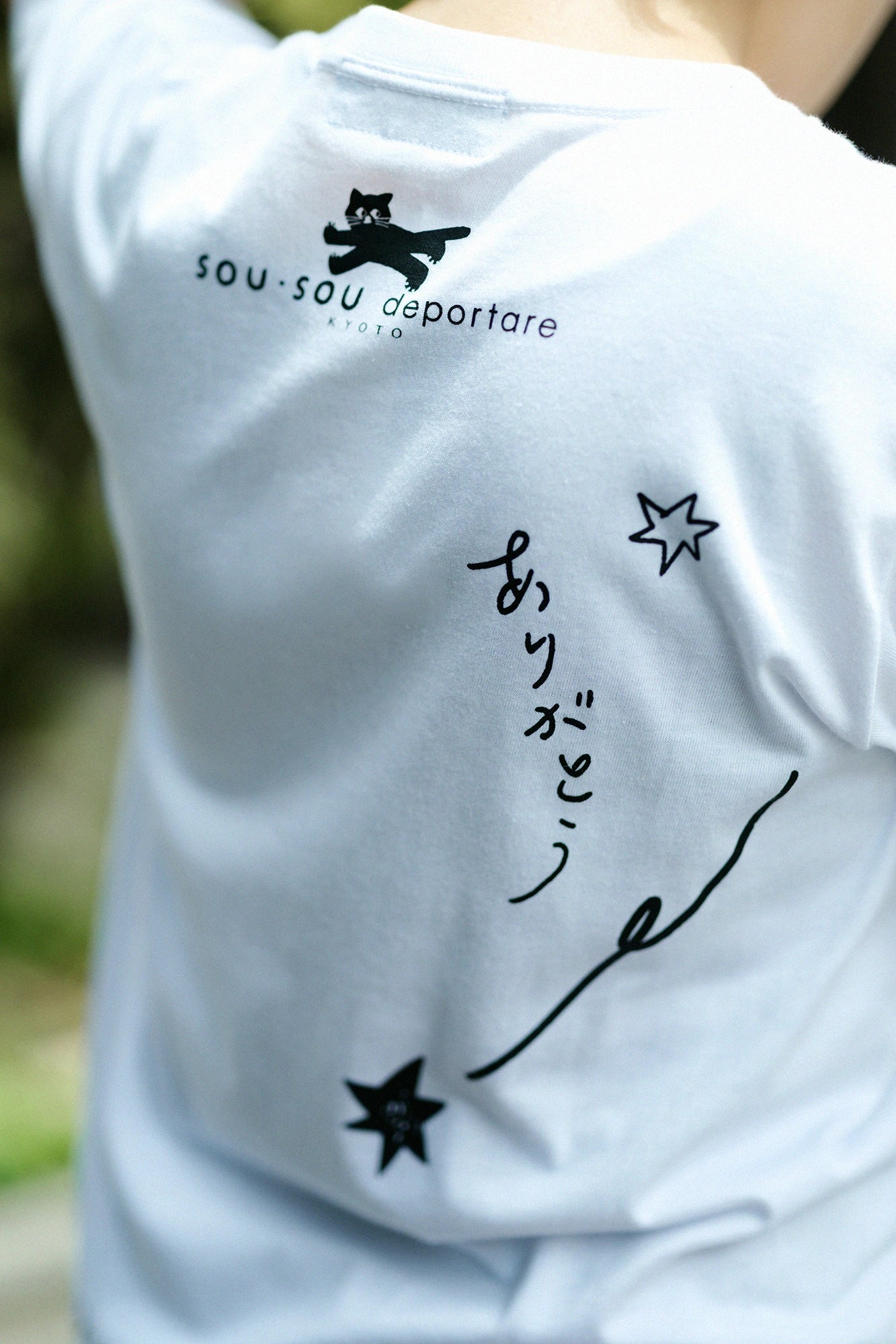 【6月30日頃発送予定】depo 乱描画（らんびょうが） 半袖Tシャツ[5.0]／ホワイト