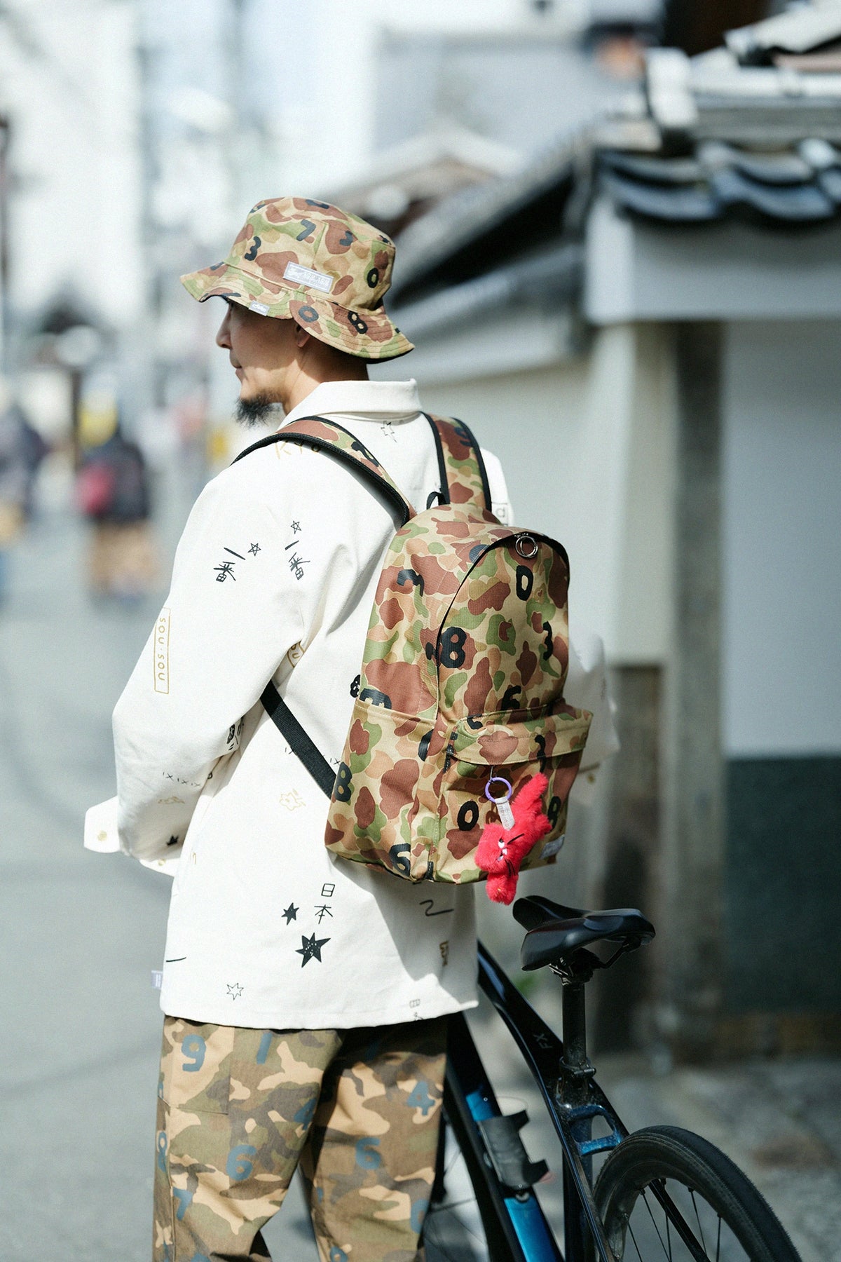 【3月10日頃発送予定】ダブルフェイス d. バックパック／duck hunter camo SO-SU-U オリーブベージュ