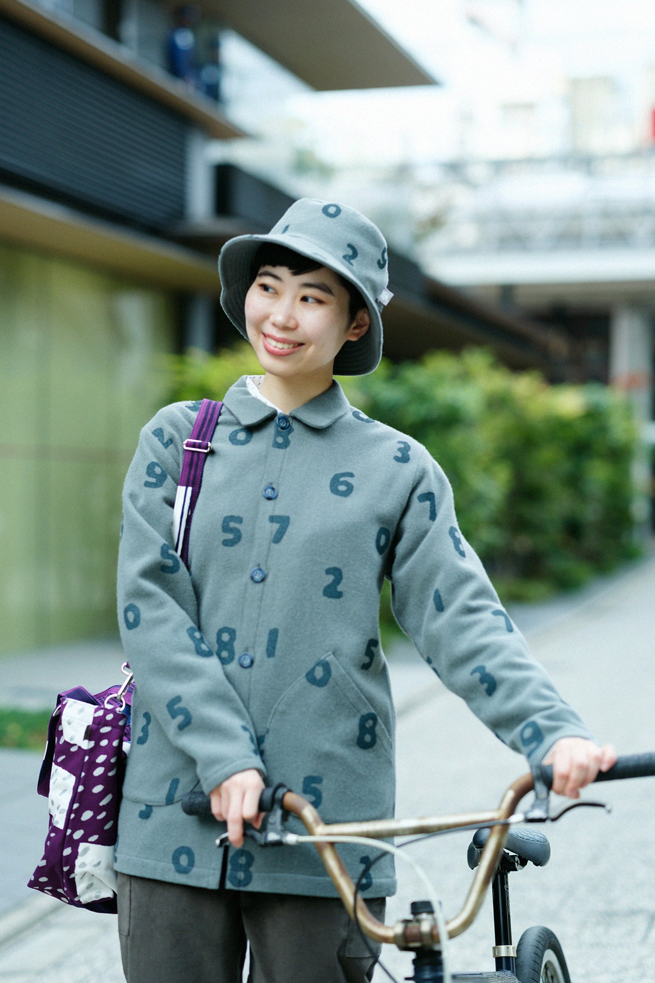 CORDURA® Combat Wool Cardigan with Collar／SO-SU-U Light Blue 