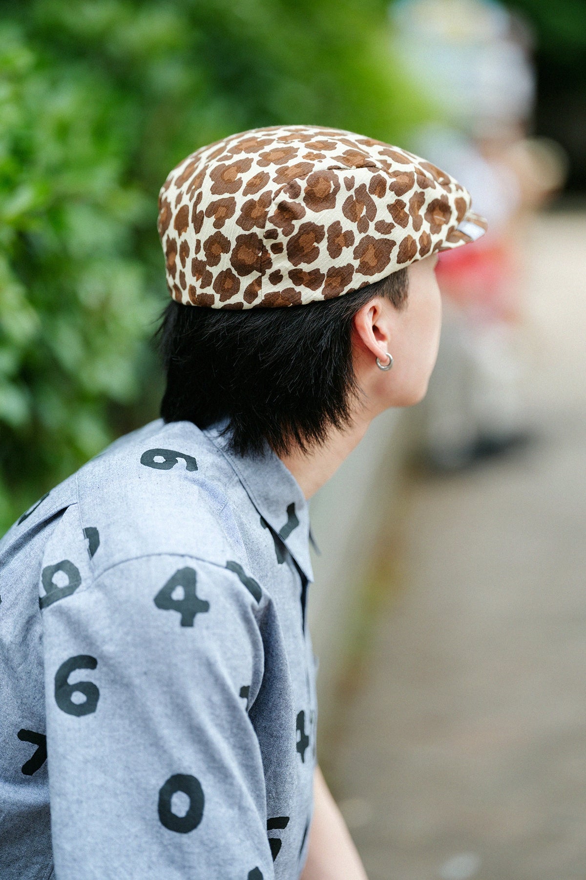 【6月30日頃発送予定】高島縮 20/20 ハンチング／depo leopard Daylight
