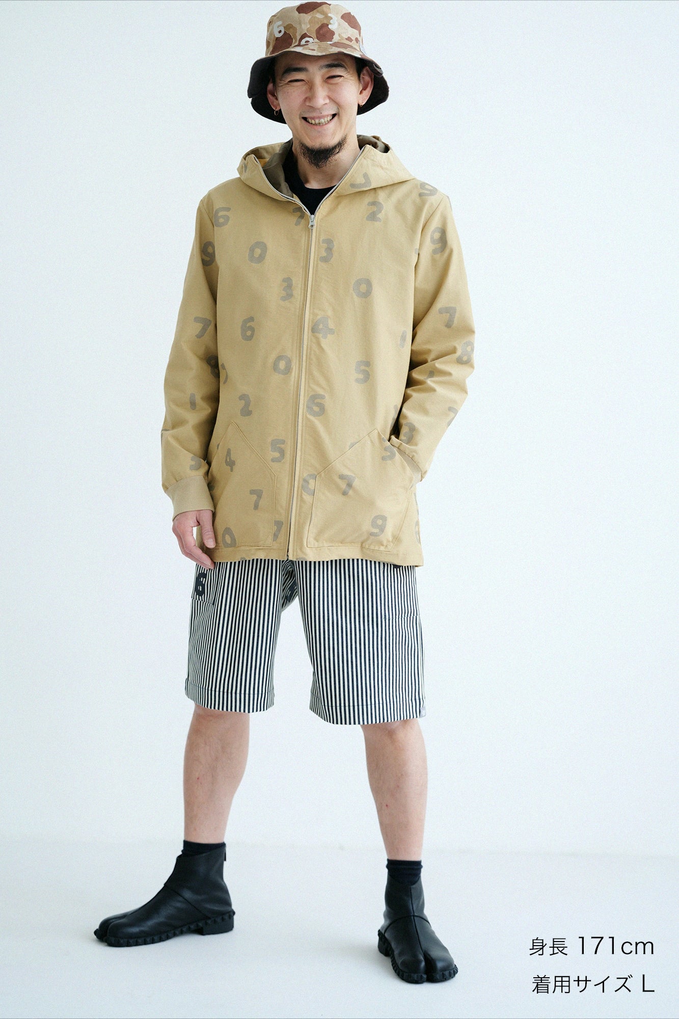 [Versand voraussichtlich um den 10. März] BIKE-Parka aus Baumwoll-Nylonstoff/SO-SU-U Bambus