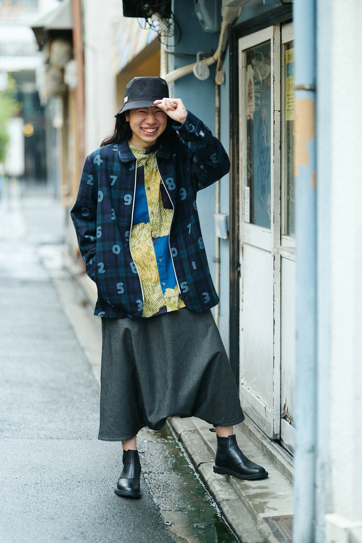 '身長：'168cm ,'着用サイズ：'L
