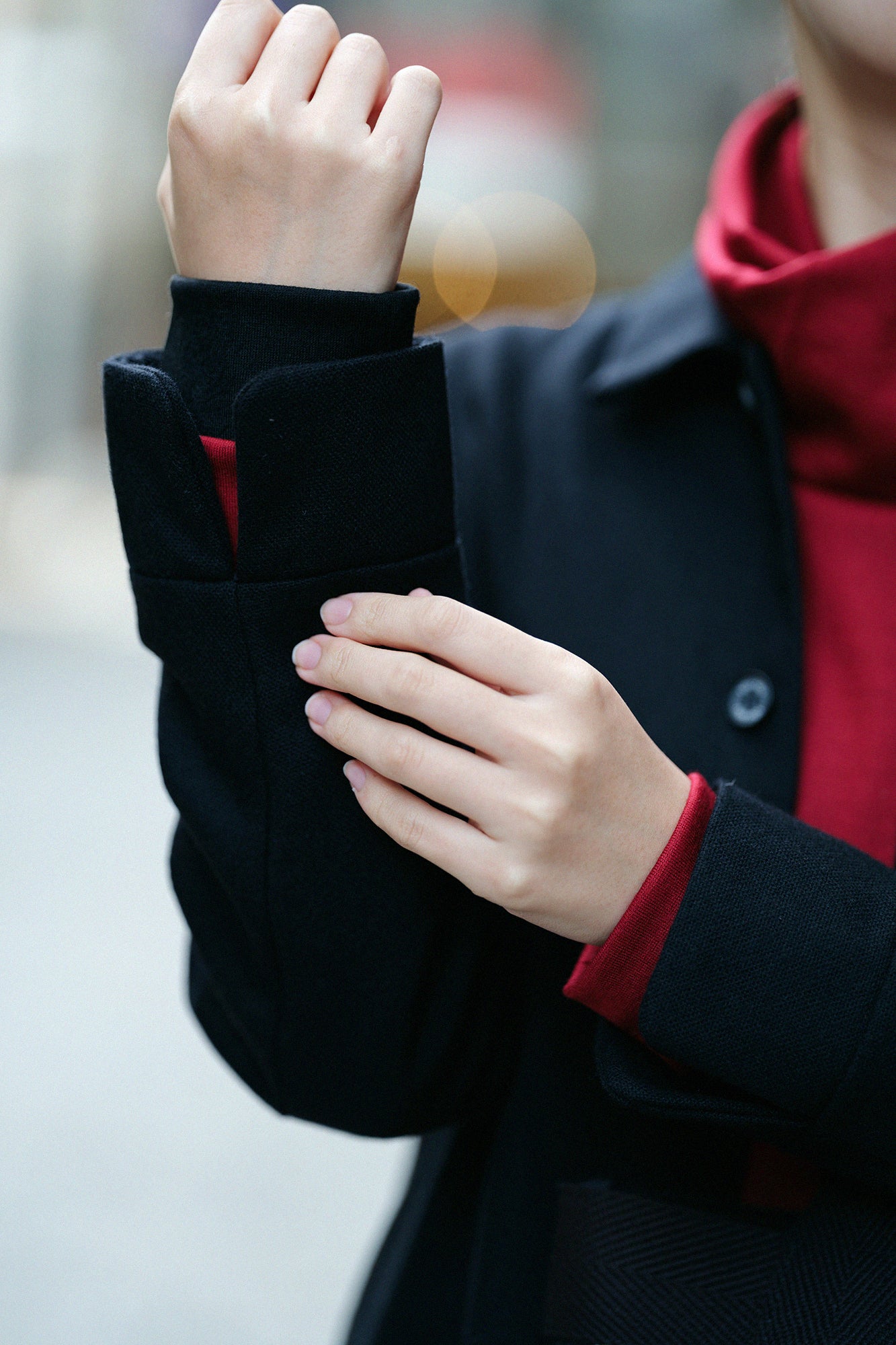 【Pre-order】CORDURA® Combat Wool Collar Jacket／Black（※Scheduled to be shipped around Dec 9）