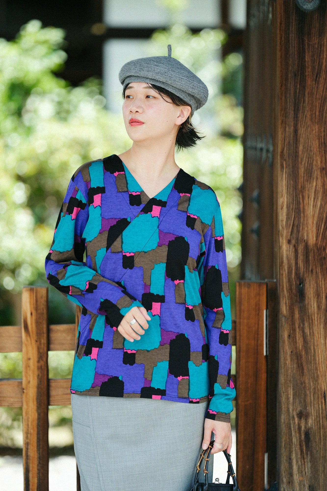 'Height：'162cm,'Wears：'Women's M,'※Post-wash measurements'
