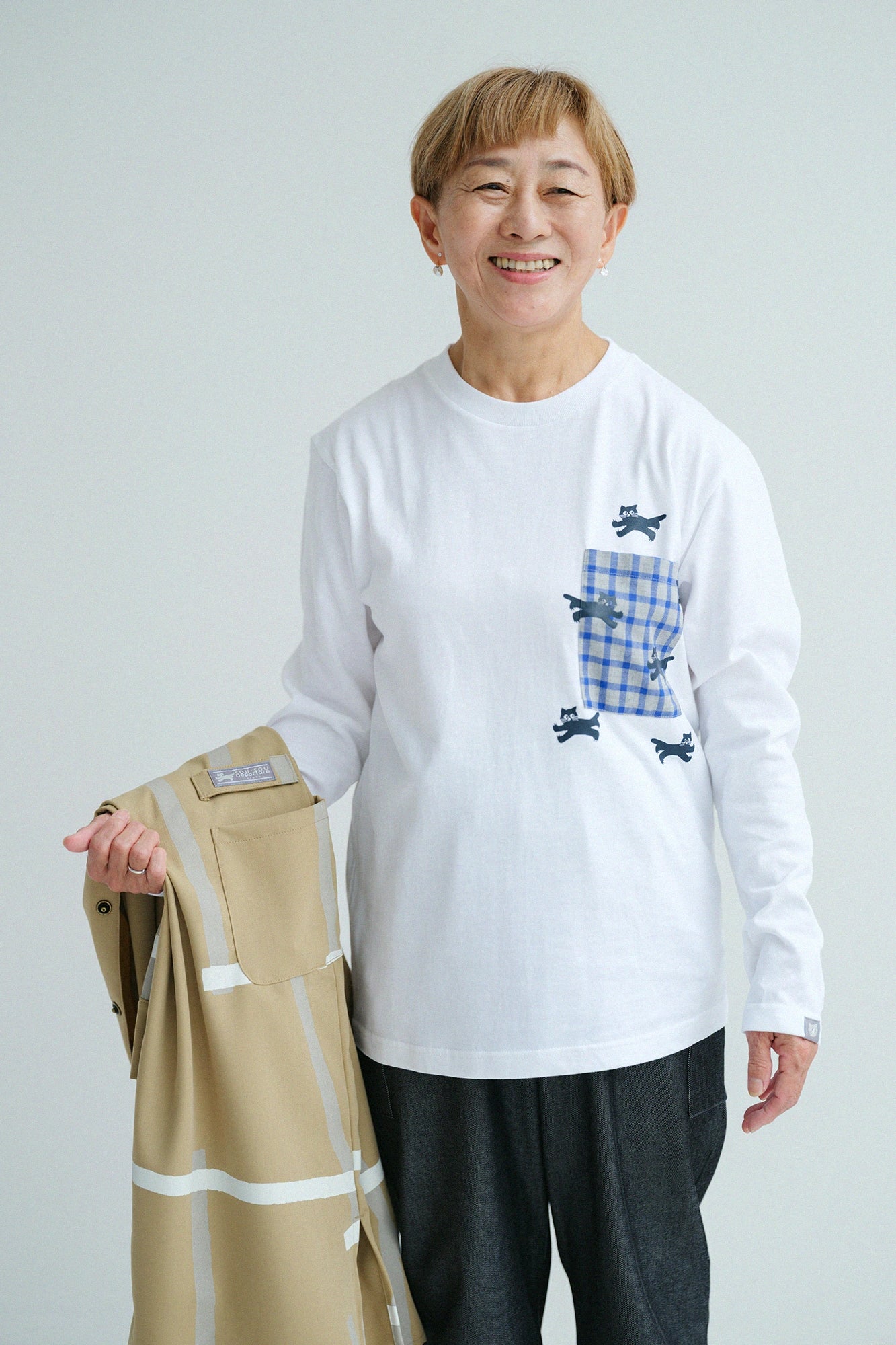 '身長：'154cm,'着用サイズ：'S,左上