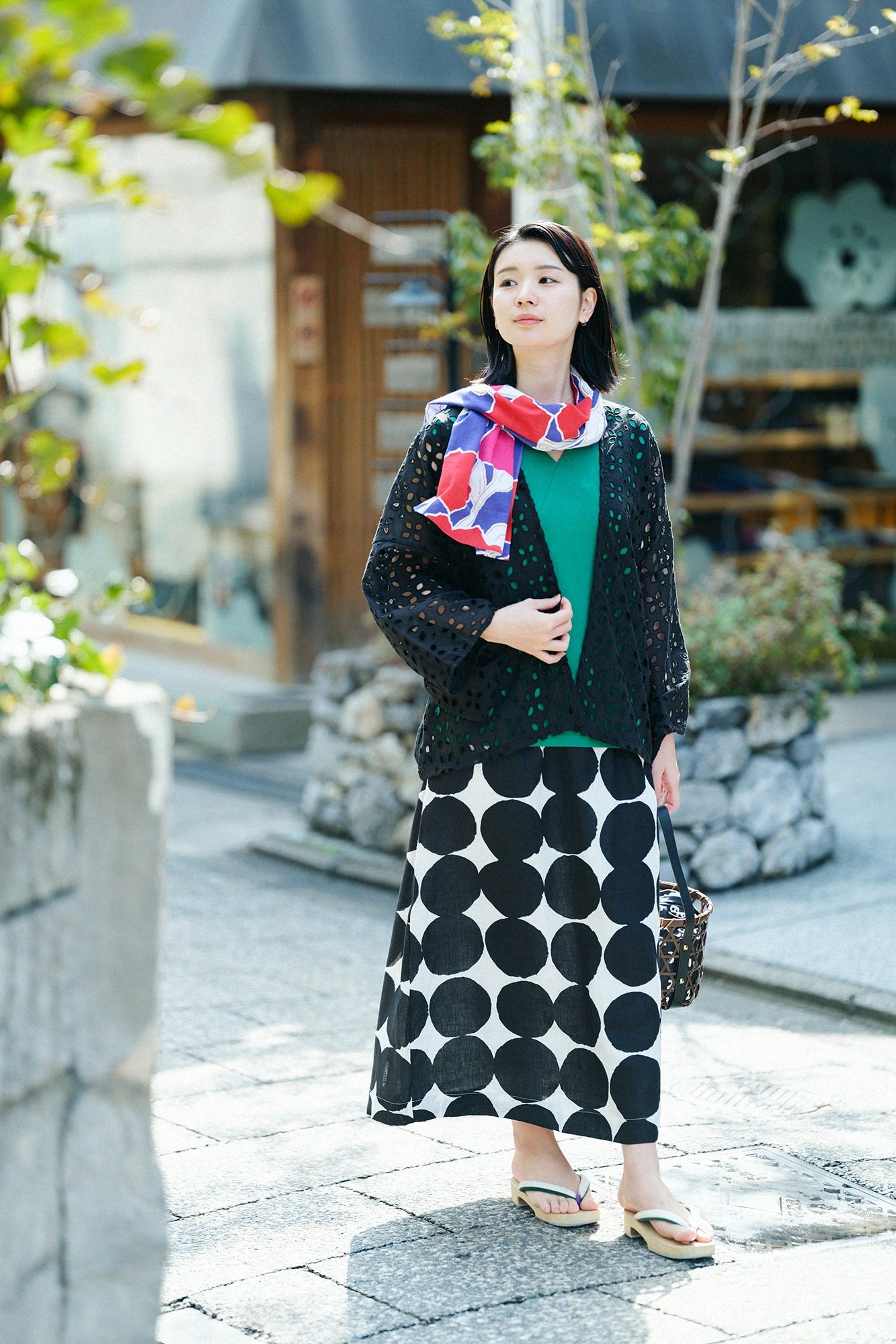 Isemomen Cotton Scarf Short / Lustrous