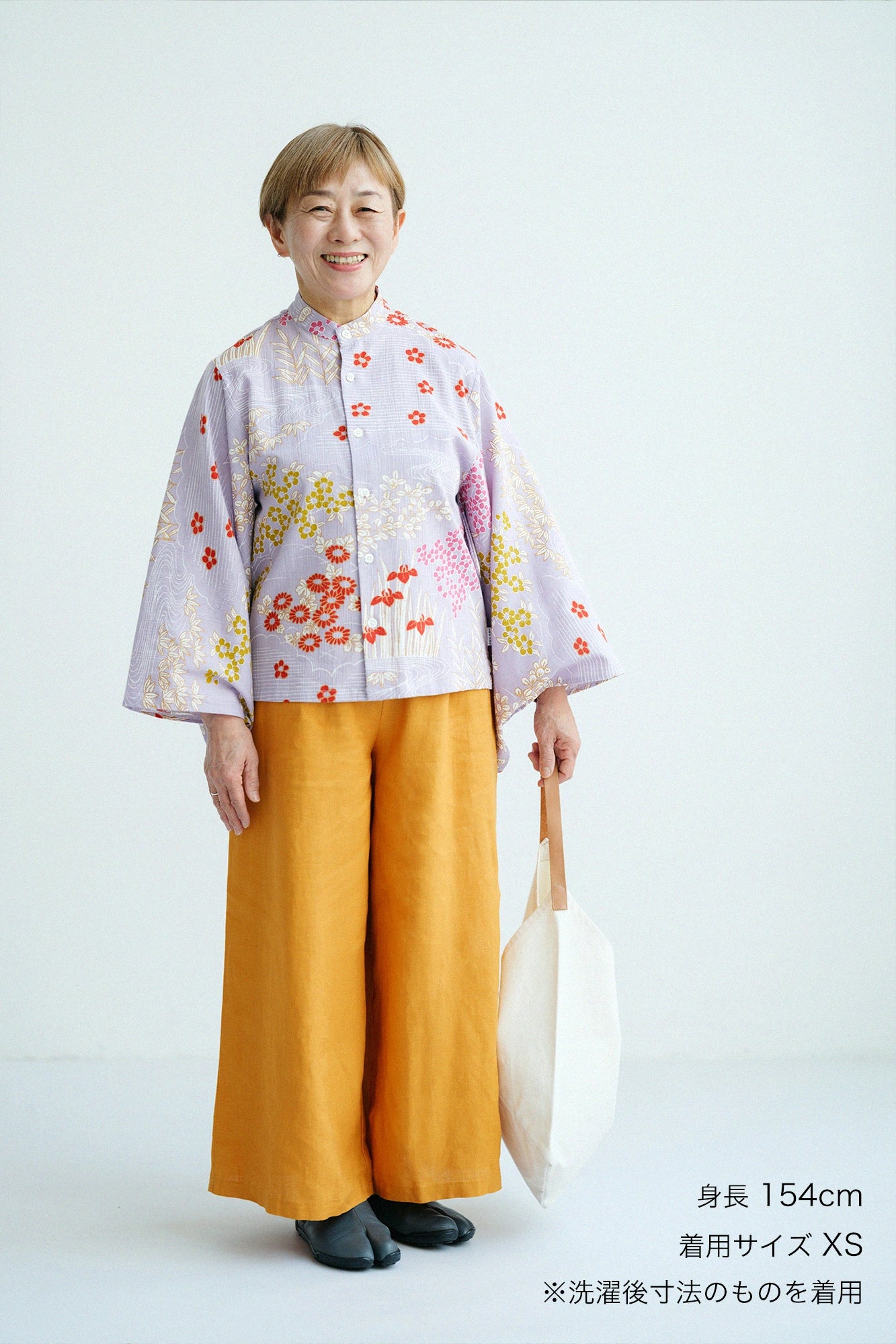 【Scheduled to ship around Mar 3】Linen Wide-legged Pants／Golden Brown