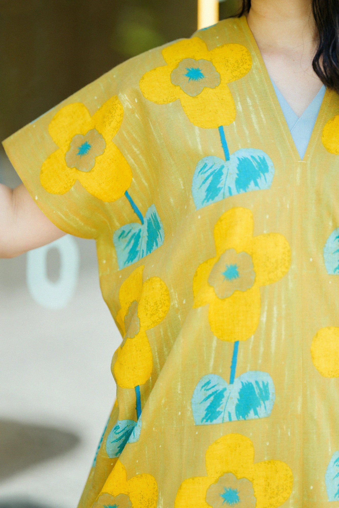 【Ships ard. 6/23】Isemomen Bun Rectangular Dress Split Joint / Flowers Bloom