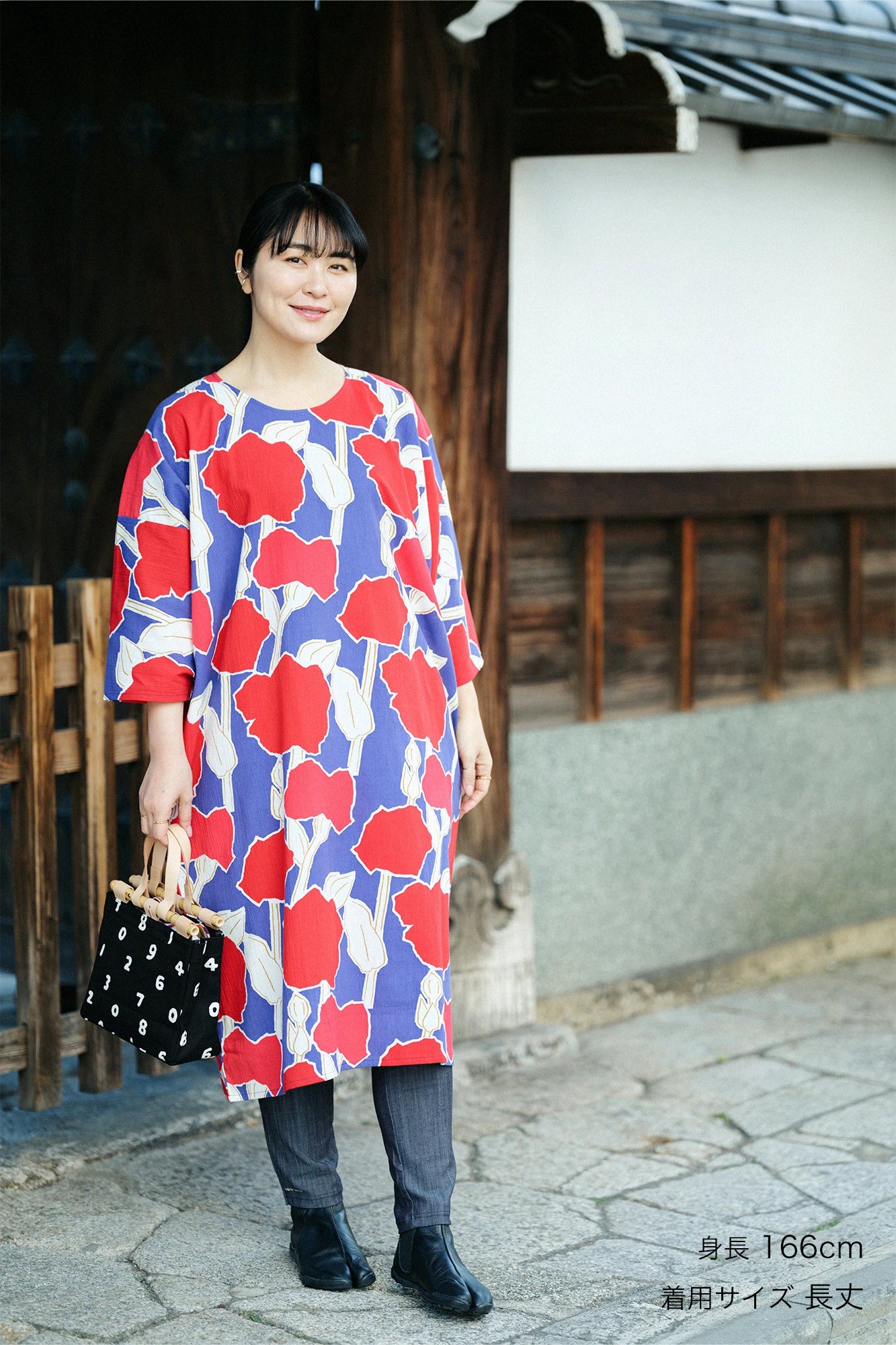 【3월 3일경 발송 예정】타카시마치지미 20/20 나기나타 직사각형 원피스／아데야카 