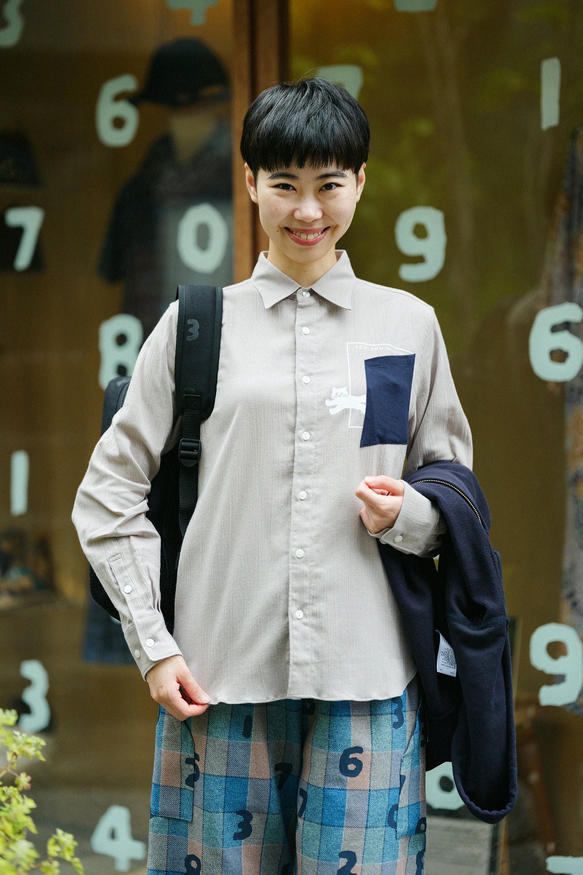 '身長：'164cm,'着用サイズ：'S
