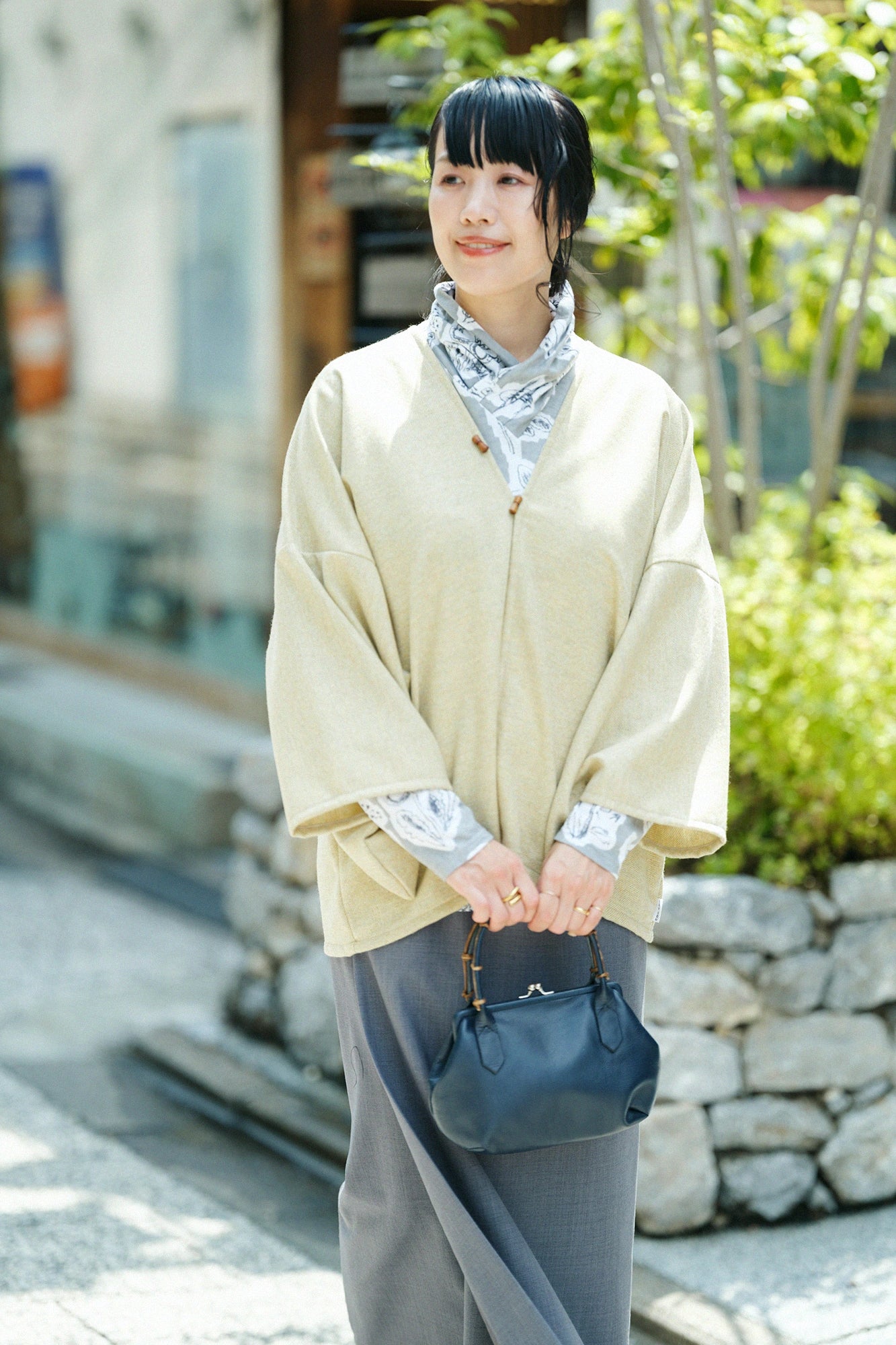 'ส่วนสูง：' 161cm,'ไซซ์ที่สวมใส่：'ผู้หญิง F