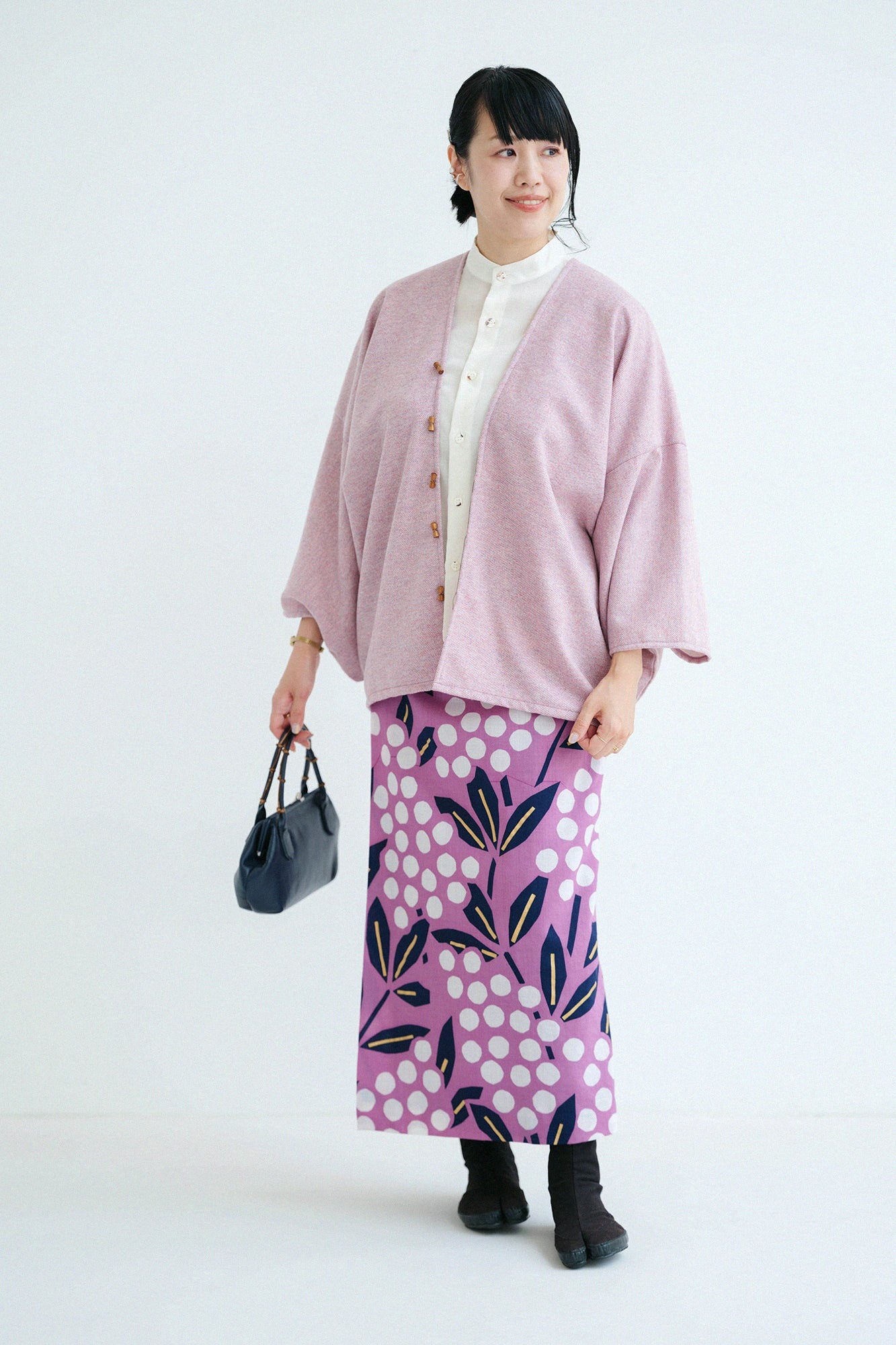'身長：' 161cm,'着用サイズ：'女F,左下