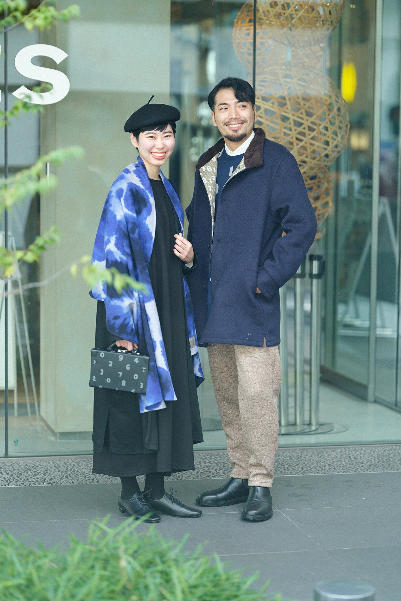 【預購】羅紋針織布羊毛 V領輕型外套／黑色（※預計於12月9日左右發貨）