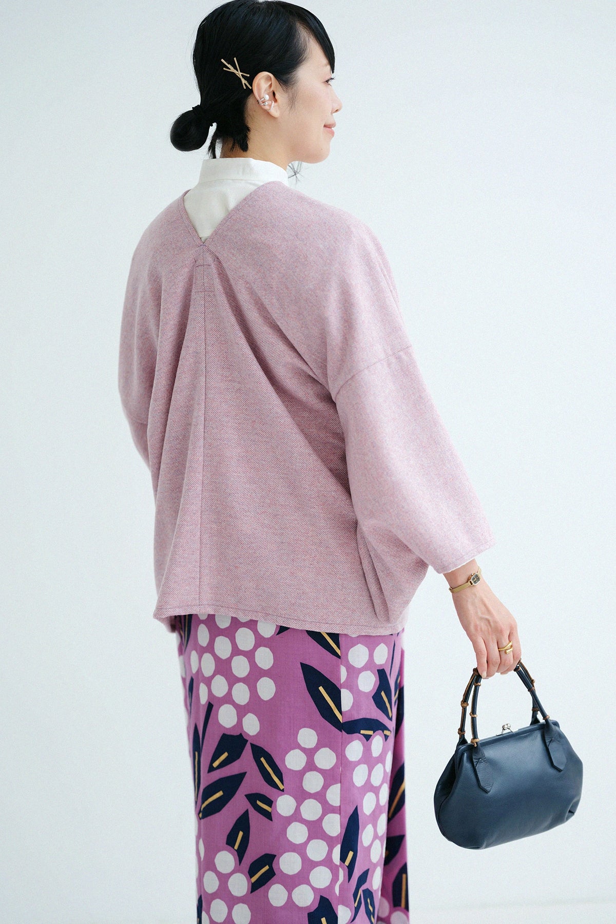 '身長：' 161cm,'着用サイズ：'女F,左下
