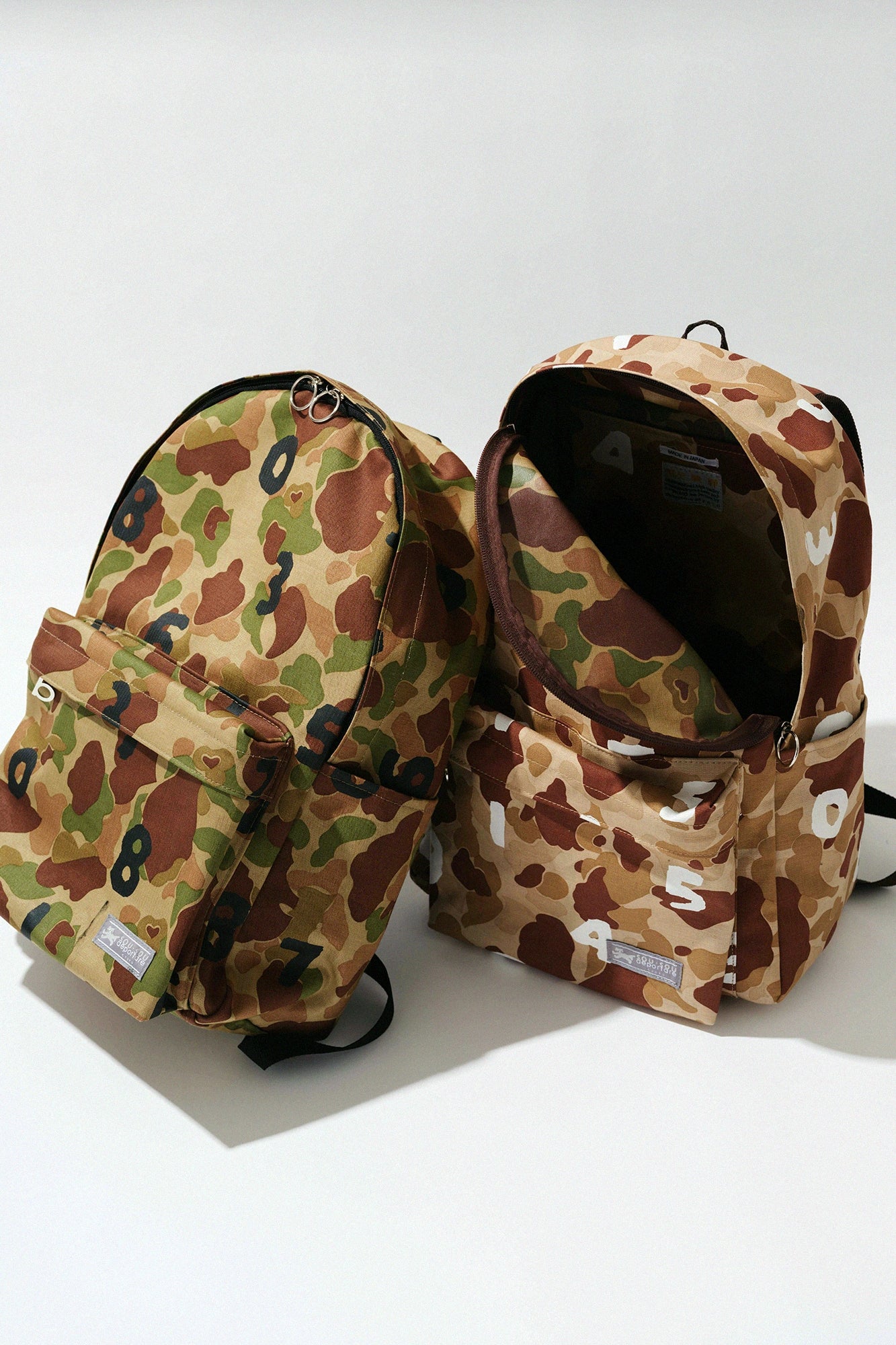 【3月10日頃発送予定】ダブルフェイス d. バックパック／duck hunter camo SO-SU-U オリーブベージュ
