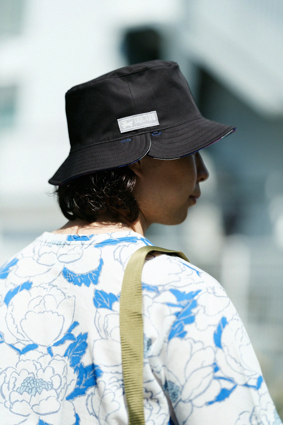 [Versand voraussichtlich um den 28. April] Wende-BIKE-HAT/Tagaichigai▲ aus Stretch-Twill