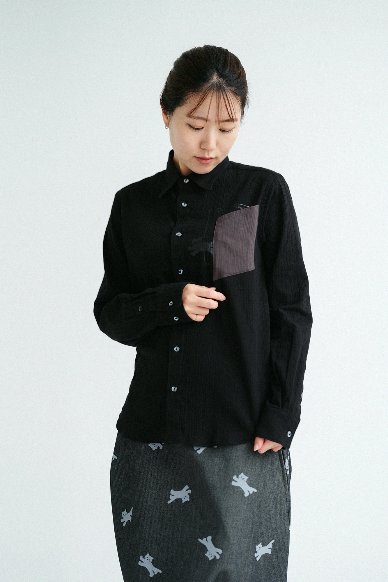 '身長：'158cｍ,'着用サイズ：'S
