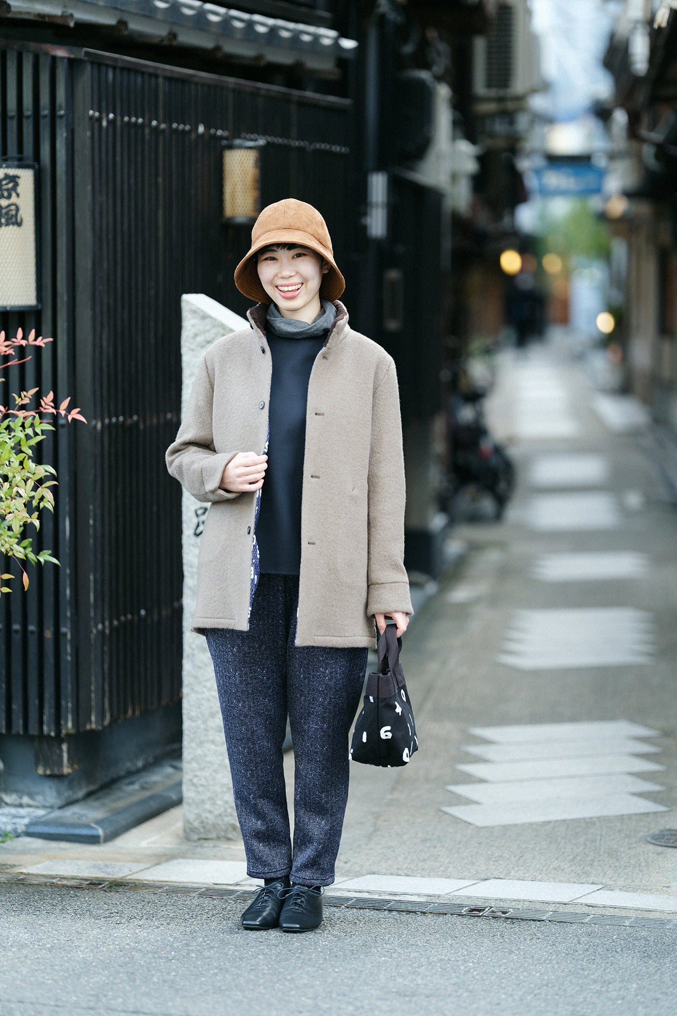 【預購】仿麂皮 Metro Hat／紅褐色×SO-SU-U十數 昆（※預計於12月9日左右發貨）