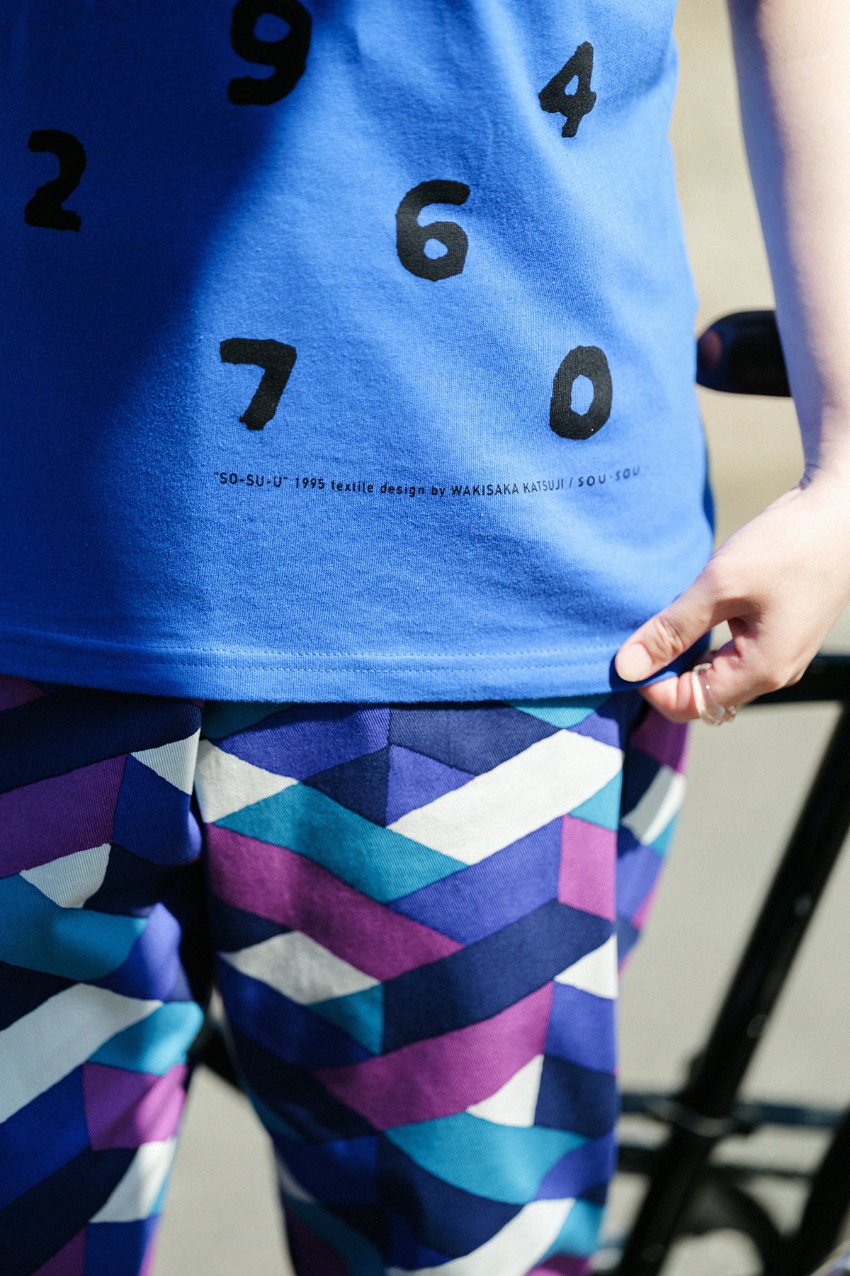 [Versand voraussichtlich um den 28. April]SO-SU-U Kurzarm-T-Shirt [5.0]/Königsblau