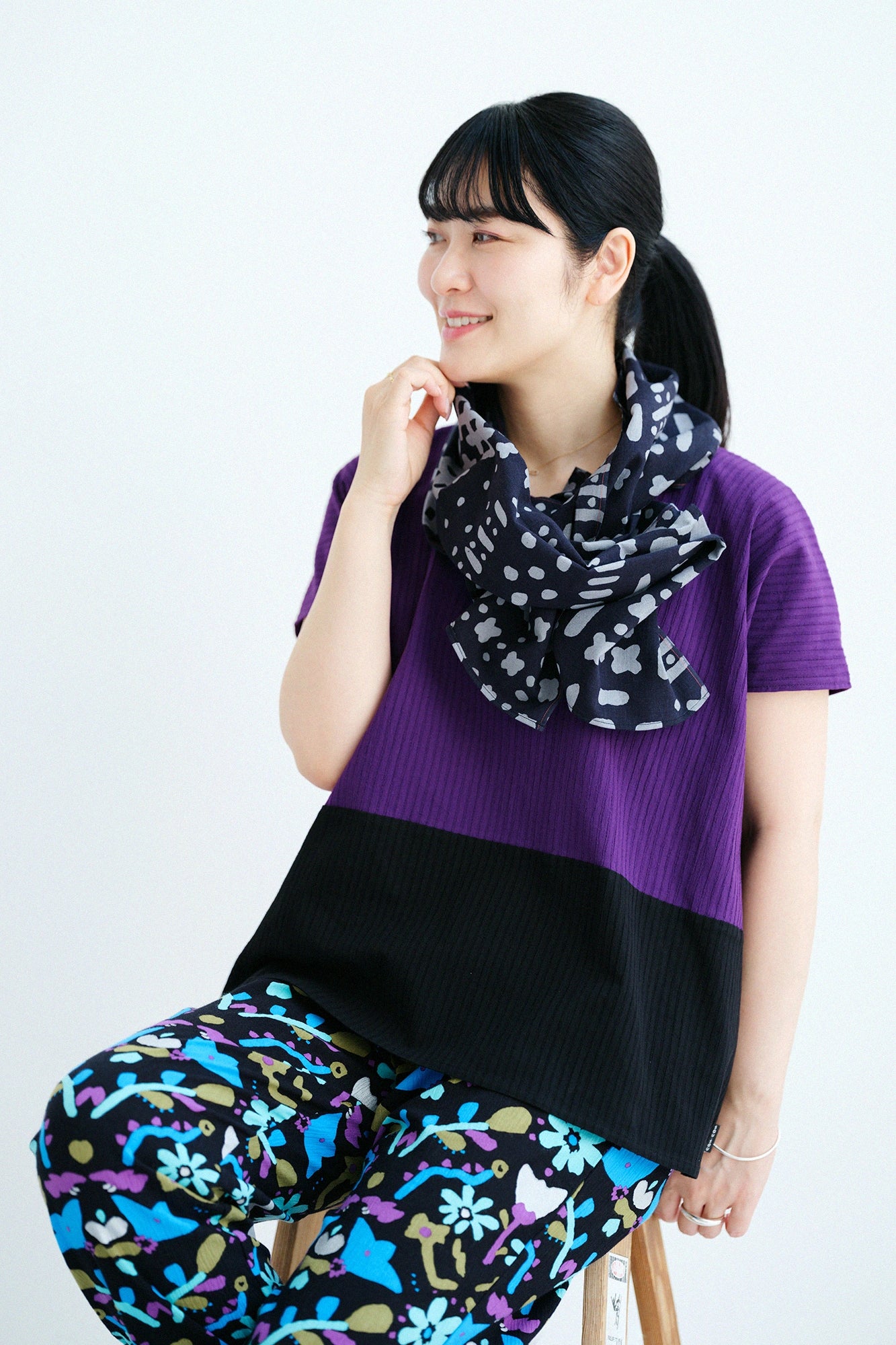 【Ships ard. 6/23】Isecotton Scarf Short / Japanese Confectionery