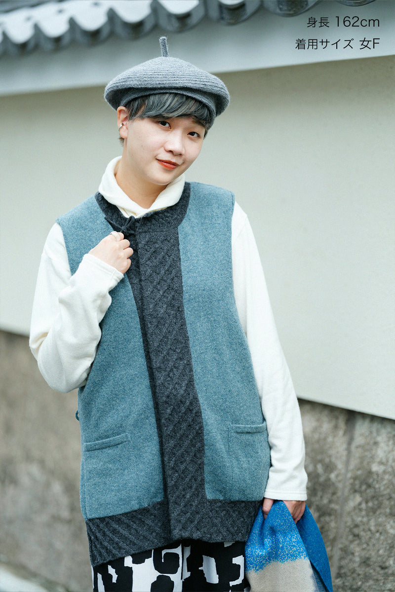 SOU・SOU×ALPHA Vêtements de matin sans manches