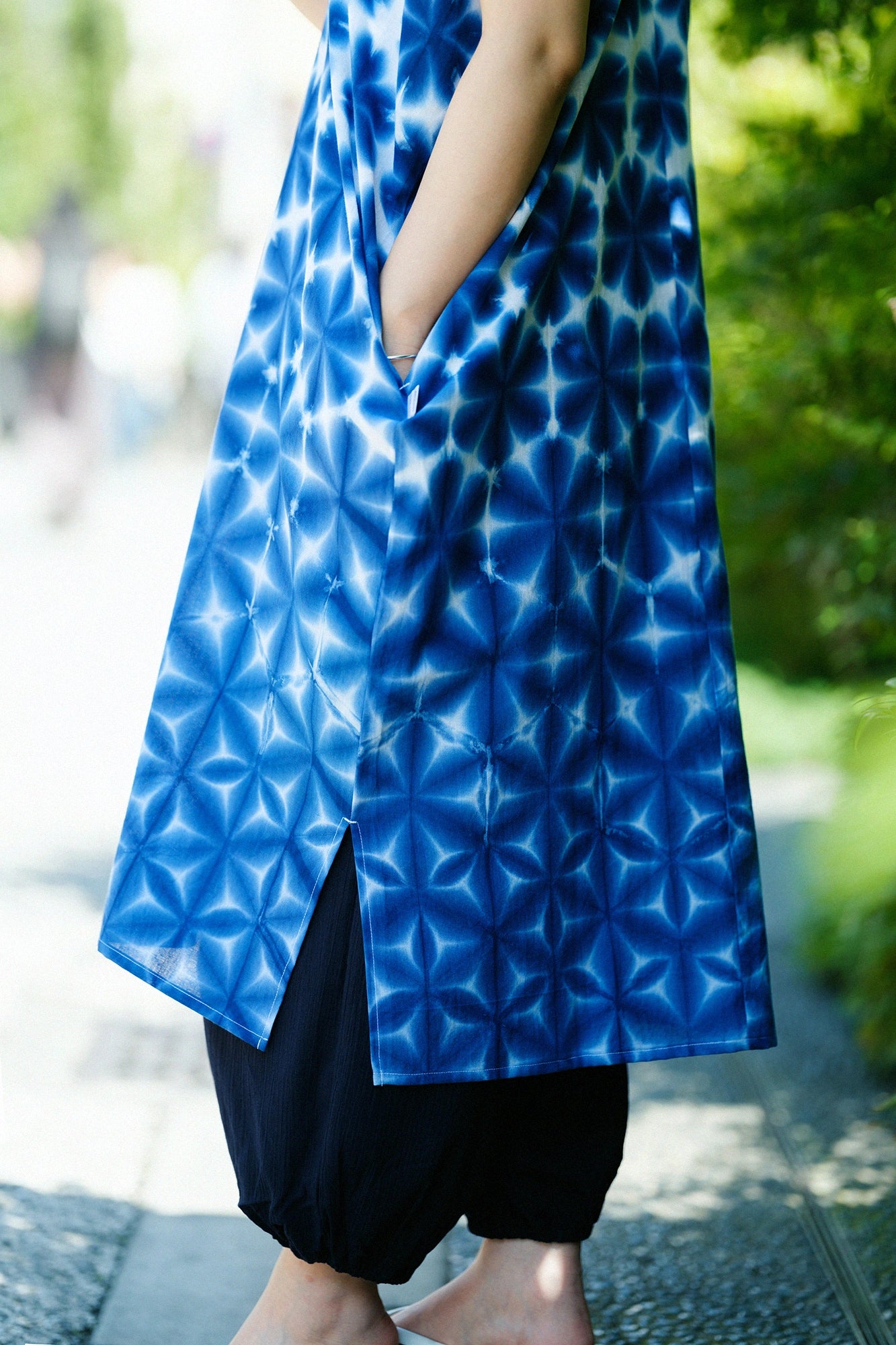 [Versand voraussichtlich um den 23. Juni] Kinki Shibori, Chita Momen, Brötchen, rechteckiges Tuch, Futatsumi/Sekka, Ultramarinblau