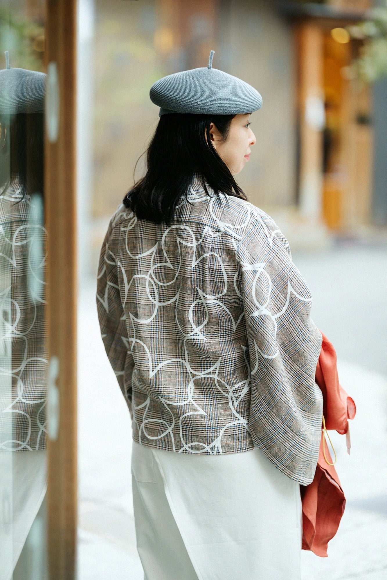 【3月3日頃発送予定】麻 格子織（こうしおり） 草衣（そうい） 上（うえ）／しあわせと余白（よはく）