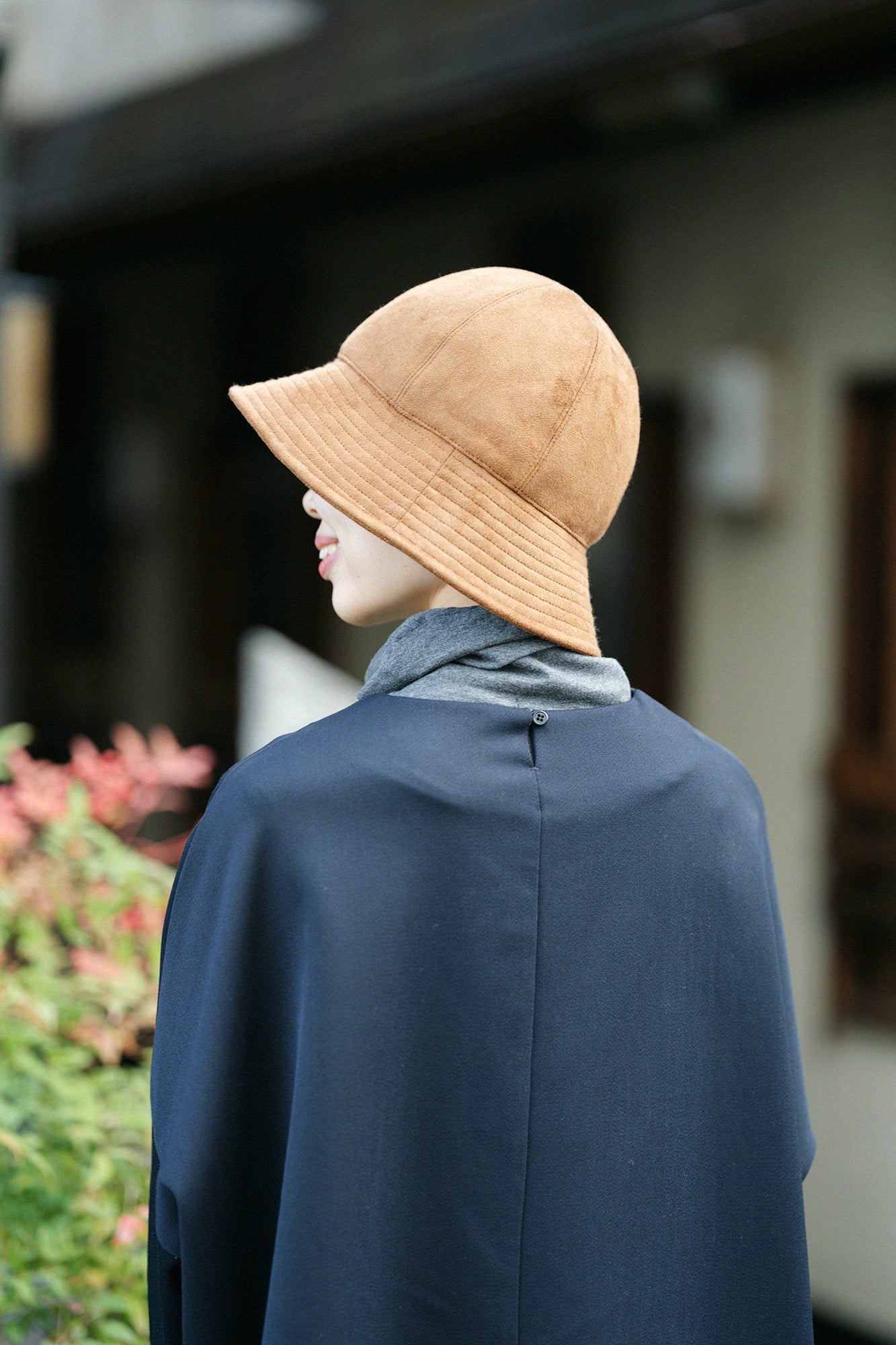 【預購】仿麂皮 Metro Hat／紅褐色×SO-SU-U十數 昆（※預計於12月9日左右發貨）