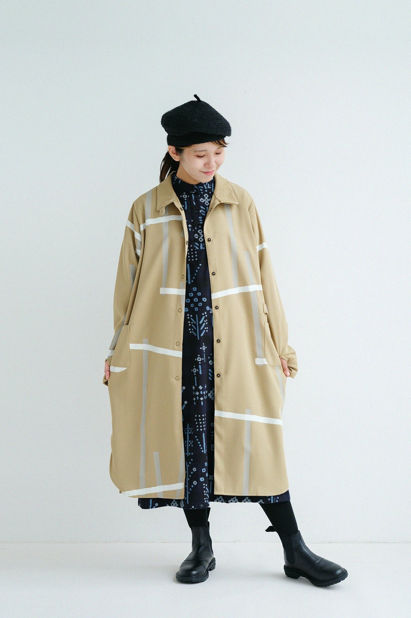 '身長：'156cｍ,'着用サイズ：'女M,左下