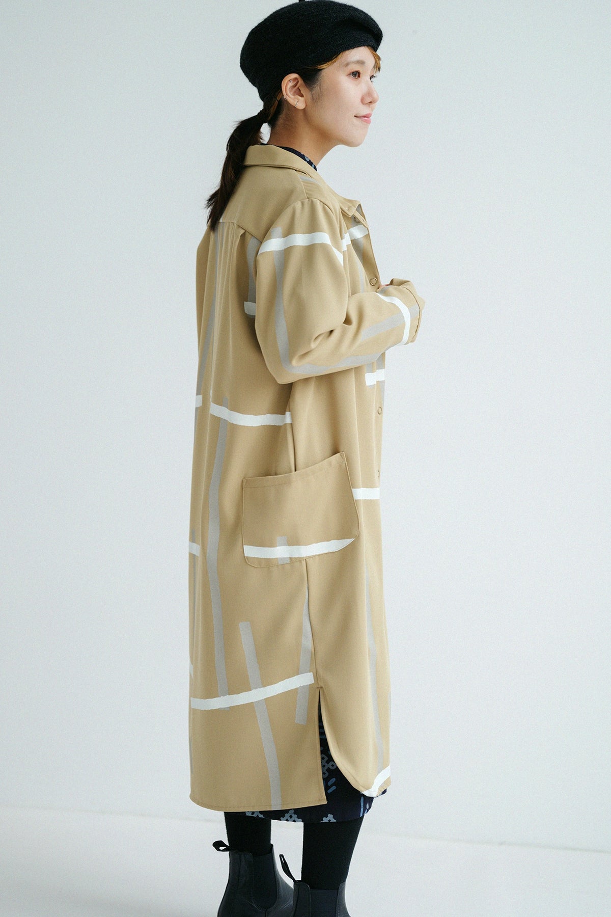 '身長：'156cｍ,'着用サイズ：'女M
