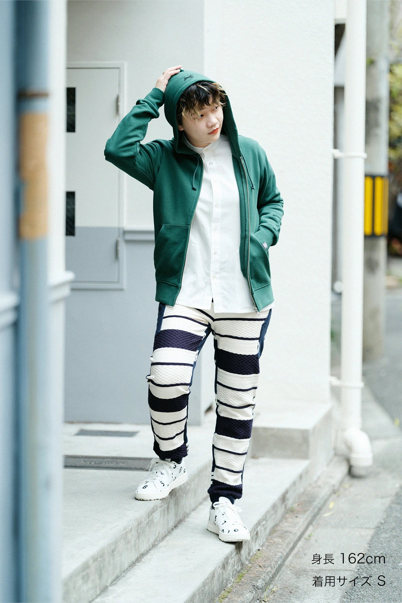 SO-SU-U 데포르타레 ZIP UP 스웨트 파카[9.7]/아이비 그린